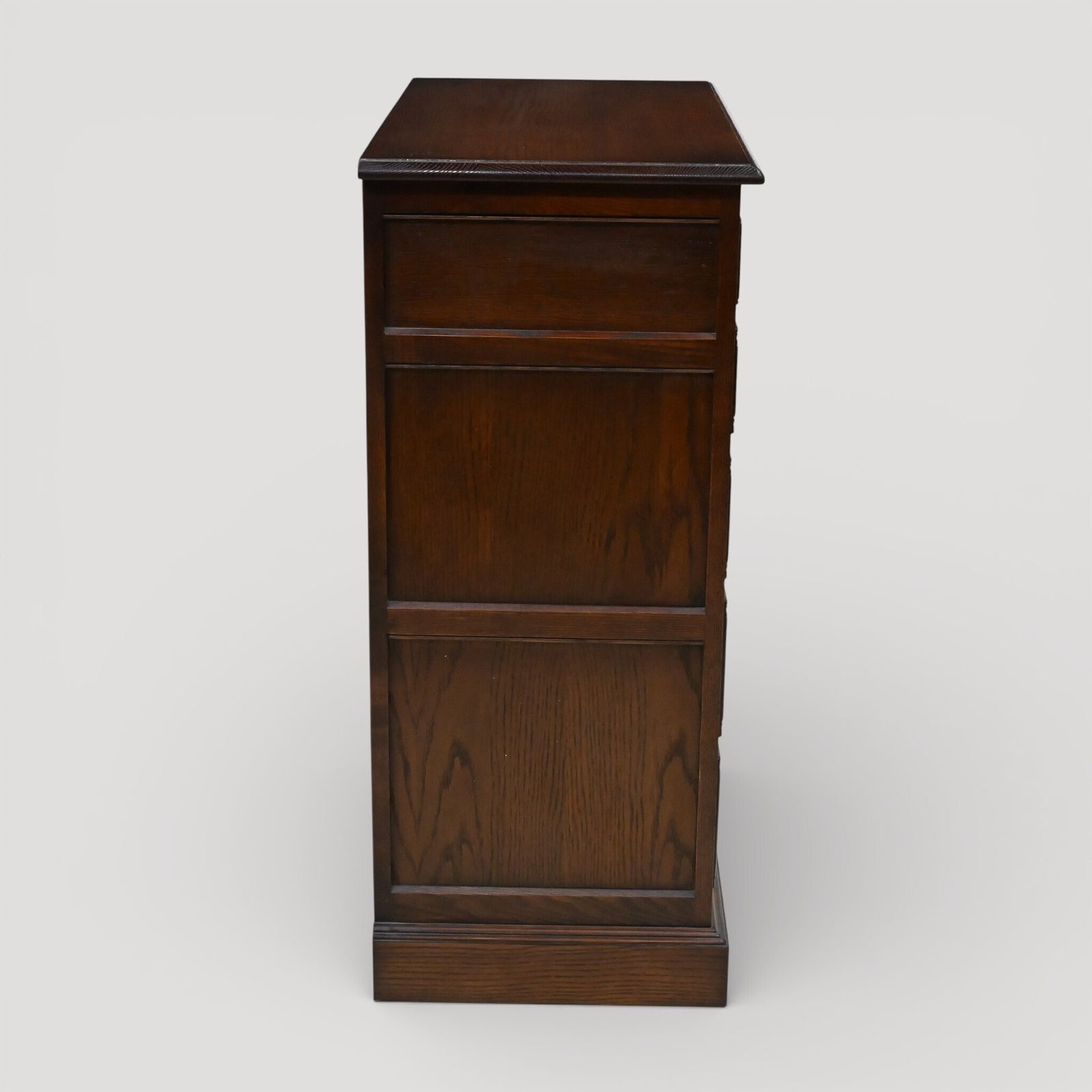 Old Charm Chest Of Drawers 4 Long 2 Short Tudor Brown Finish Free Uk Delivery* photo vinterior