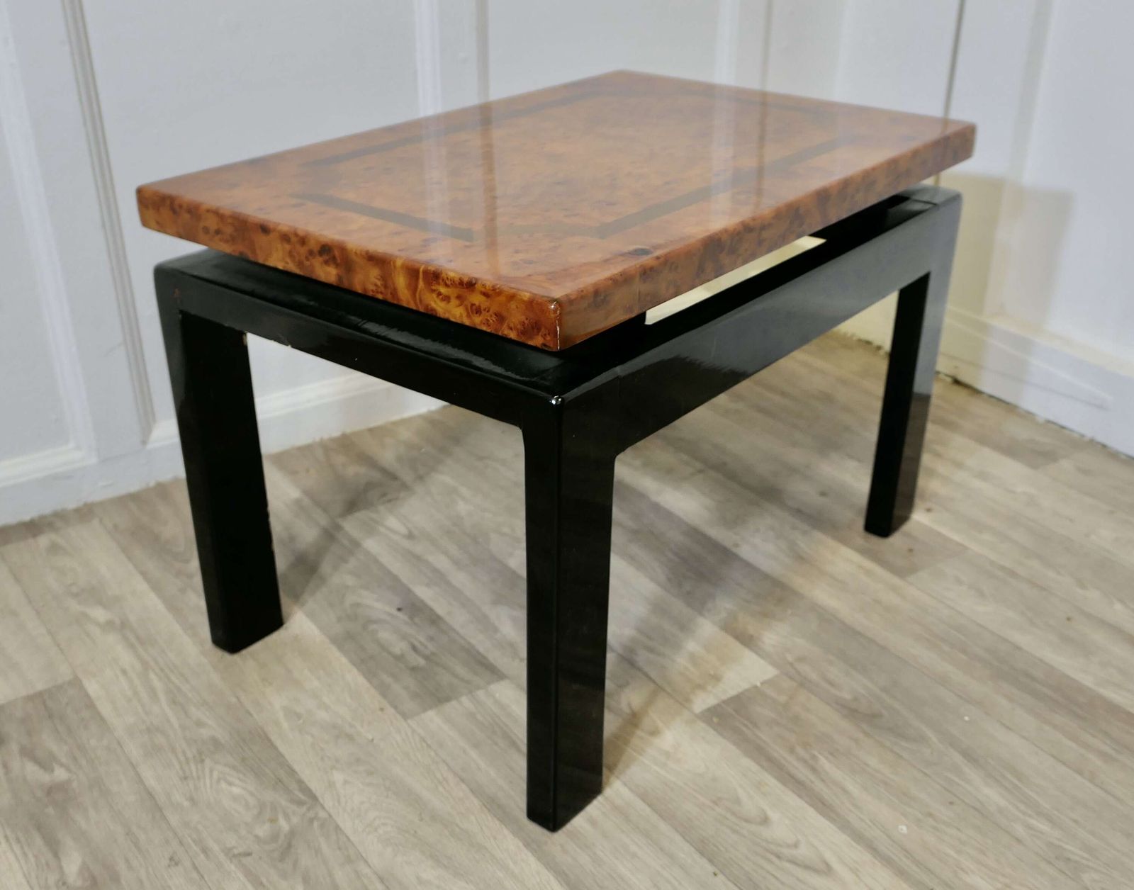 A Super Pair Of Art Deco Design Floating Top Low Tables photo furniture
