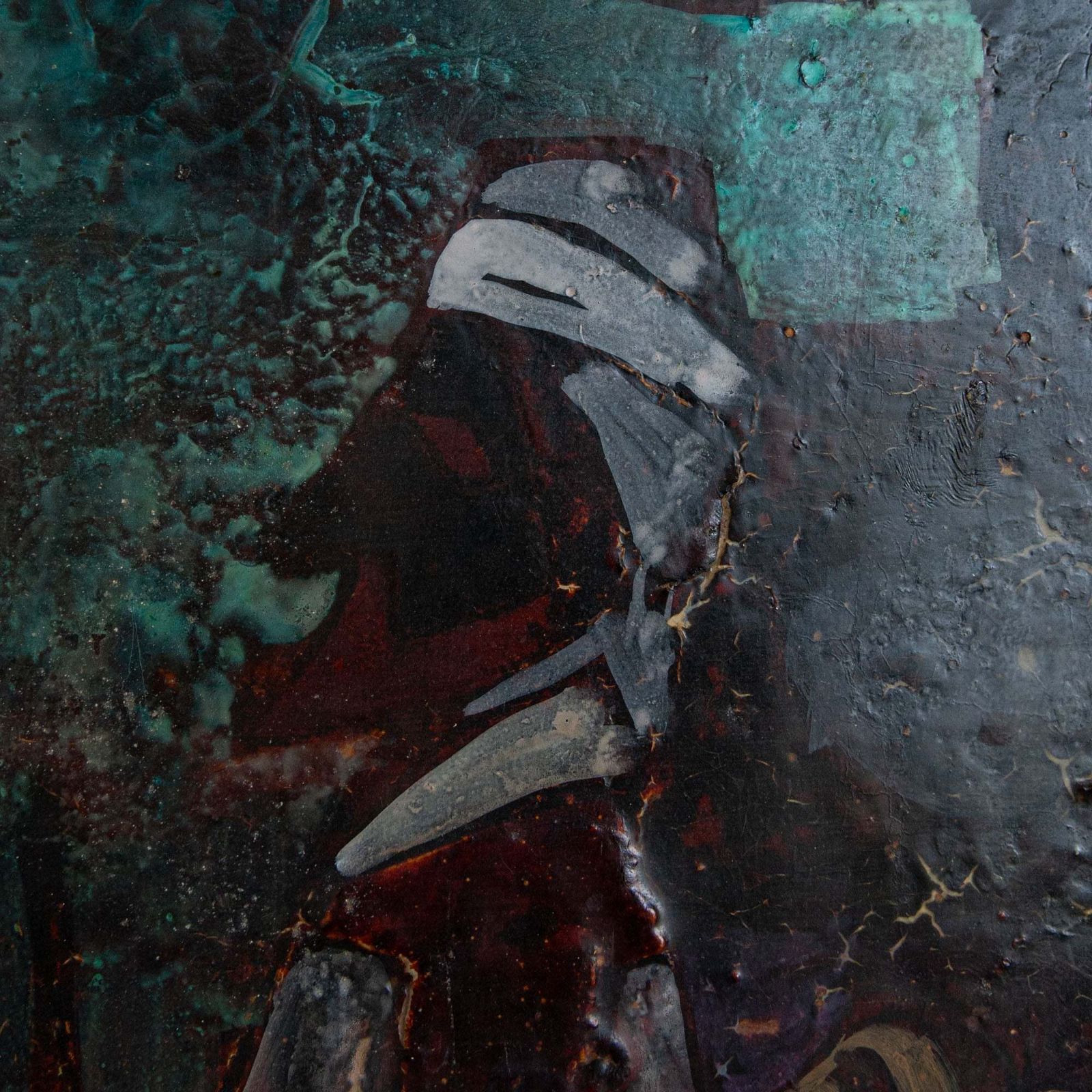 Symbolische Figurencompositie – Kring Van Hamed Nada (Egyptisch, 1924–1990) photo for sale