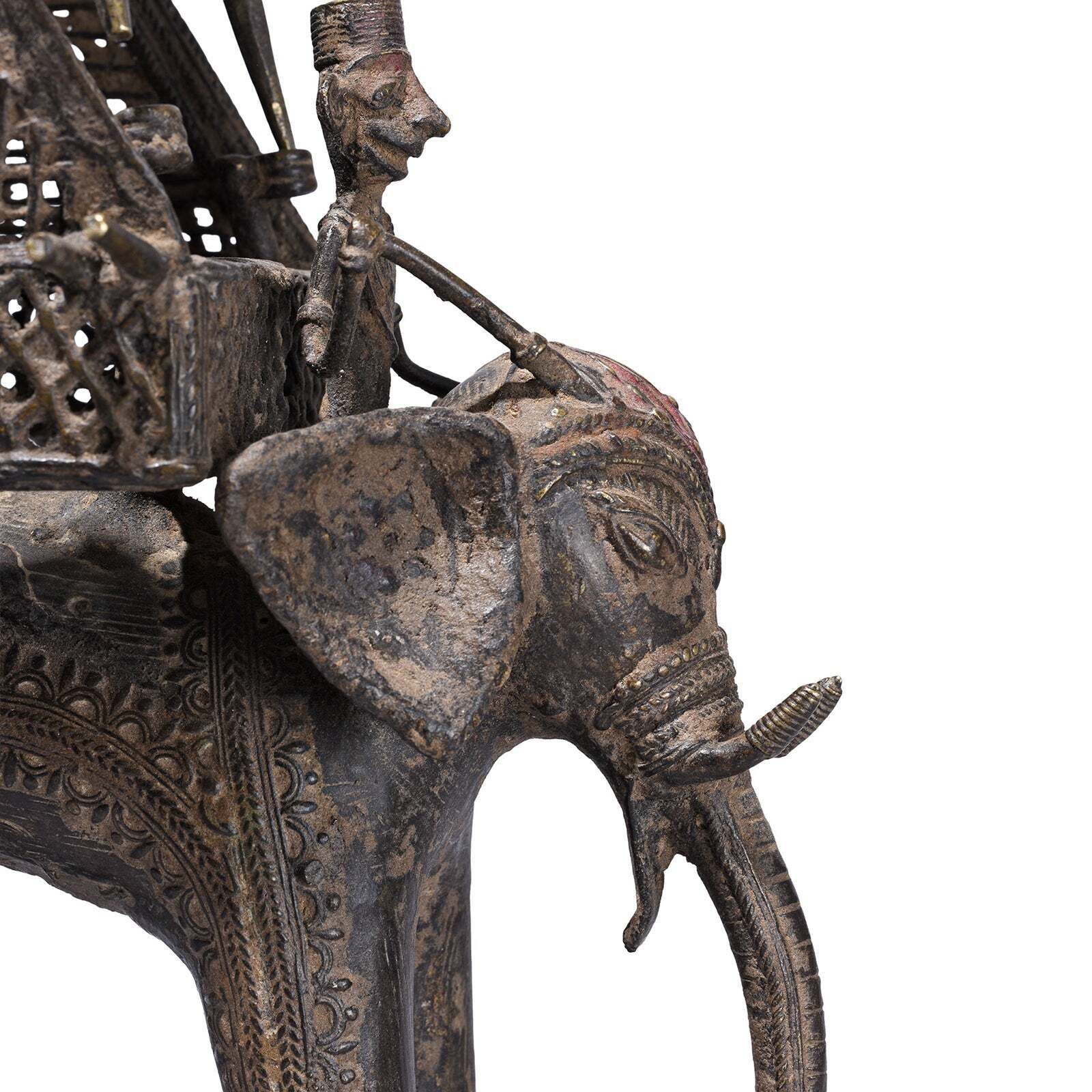 Bastar Brass Elephant From Chhattisgarh   19th Century photo Home Decor