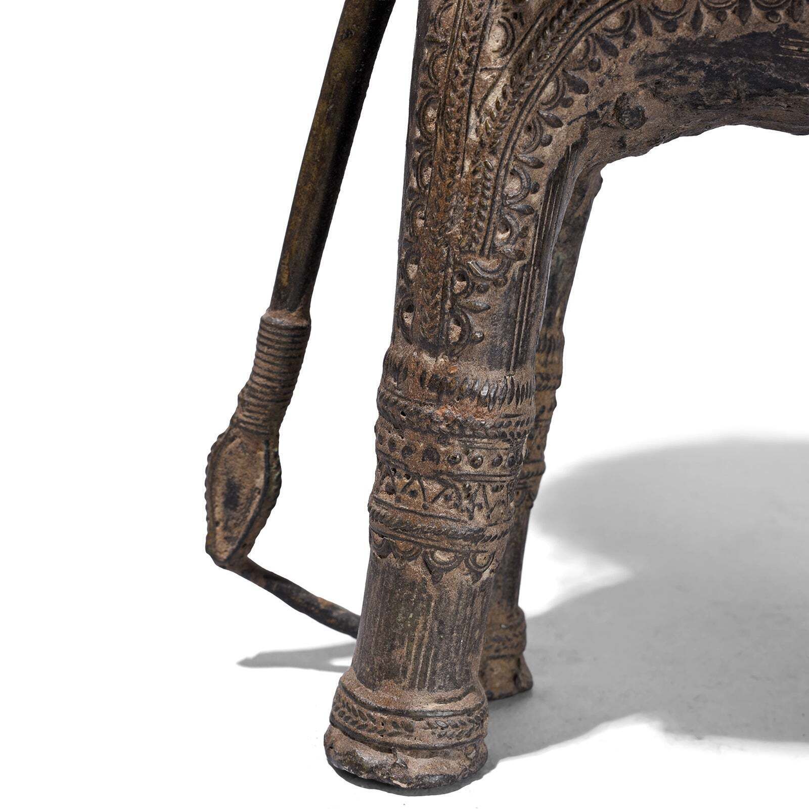 photo furniture Bastar Brass Elephant From Chhattisgarh   19th Century