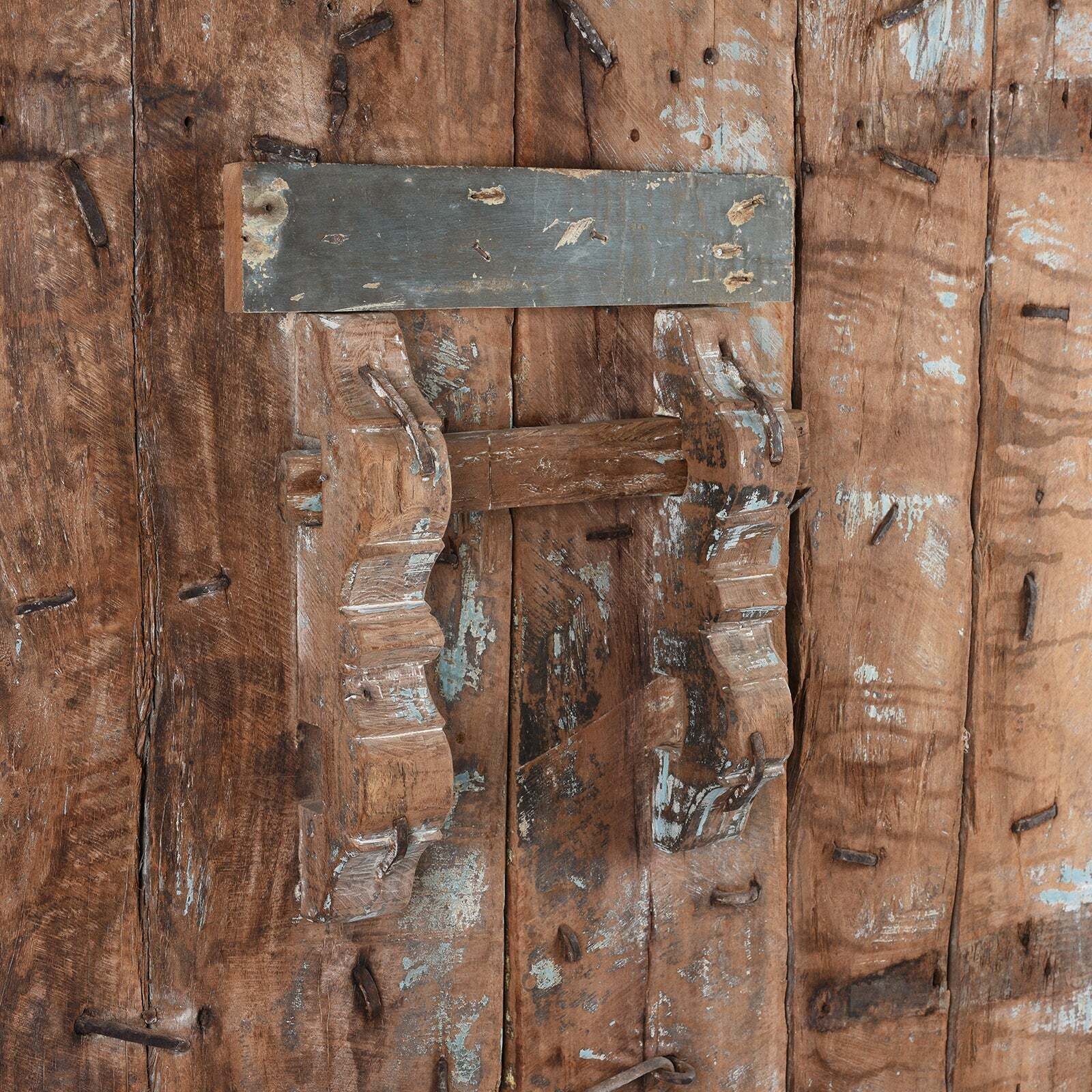 photo for sale Carved Teak Doors From Kutch   Early 19th Century