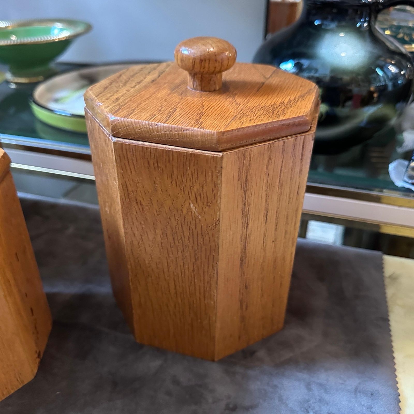 Set Of Three 1960s Scandinavian Style Wood And Plastic European Ice Buckets photo Home Decor