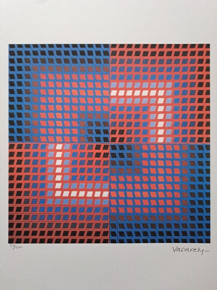 Victor Vasarely Signed  Orion Certificate
