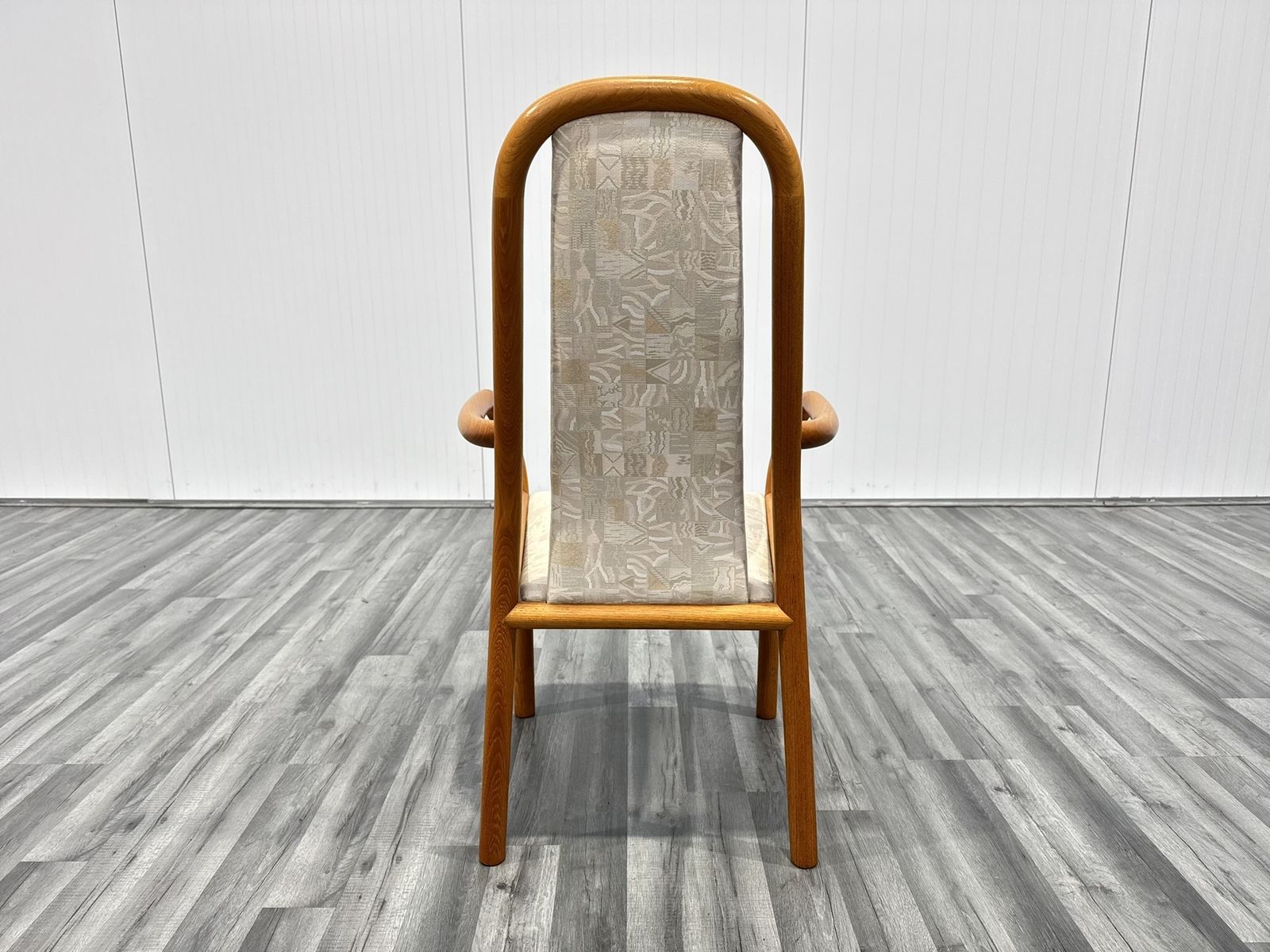 645.0 Danish Dining Chairs In Teak With Fabric Seats By Kvist, Set Of 6 photo