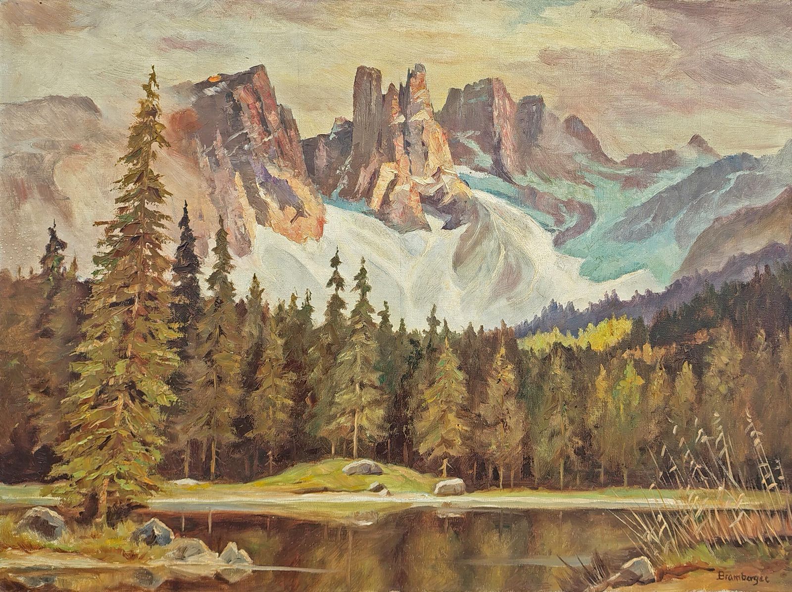 950.0 Carezza Lake And Latemar   Italian Dolomites photo