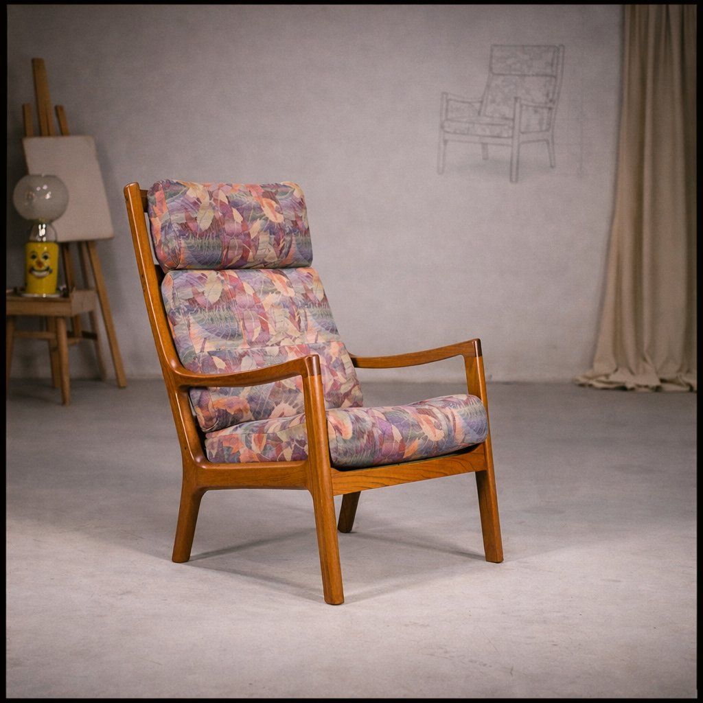 photo vinterior Danish Teak Senator Lounge Chair By Ole Wanscher For Cado, 1960s