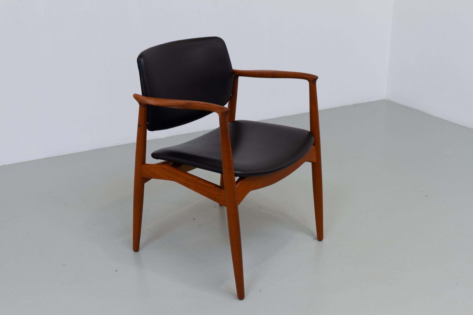 photo for sale Danish Teak Captain's Chair By Erik Buch For ørum, 1960s.