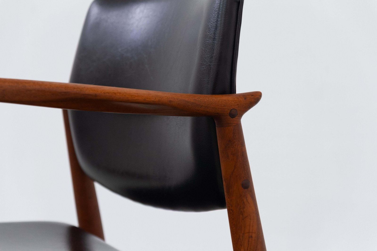 photo for sale Danish Teak Captain's Chair By Erik Buch For ørum, 1960s.