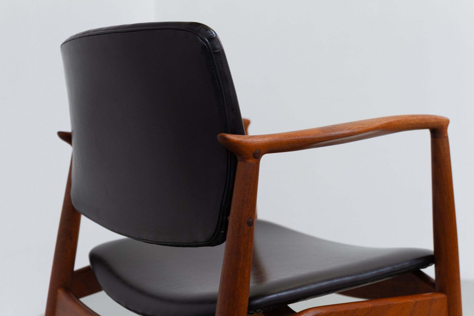 photo buy Danish Teak Captain's Chair By Erik Buch For ørum, 1960s.