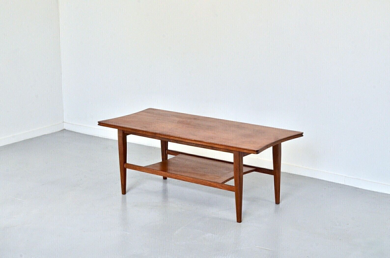 Midcentury Richard Hornby For Heals Two Tier Teak Coffee Table Modern Danish Style photo 399.0