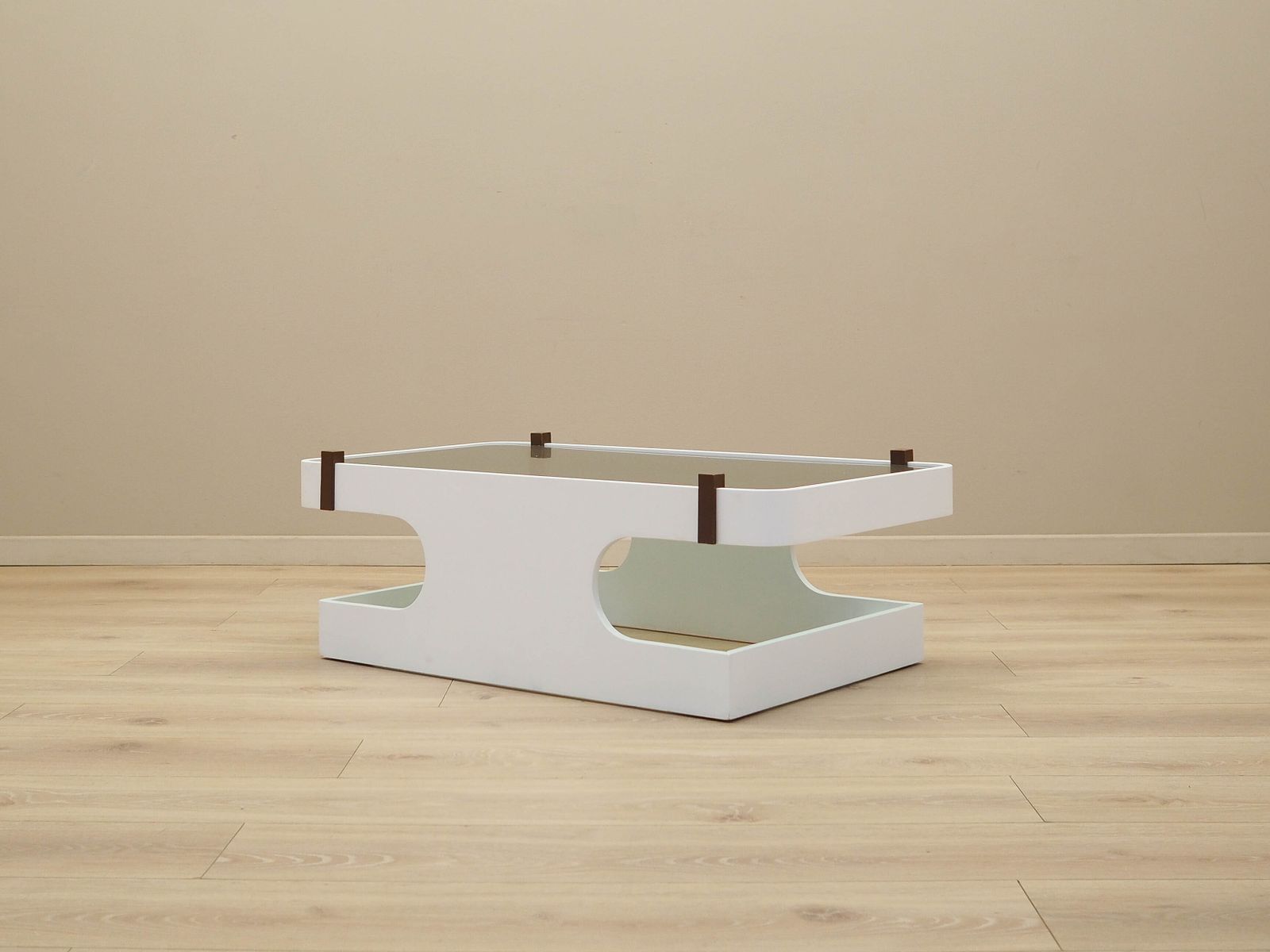 Glazen Salontafel, Italiaans Design, Jaren 1970, Vervaardigd In Italië photo Meubels