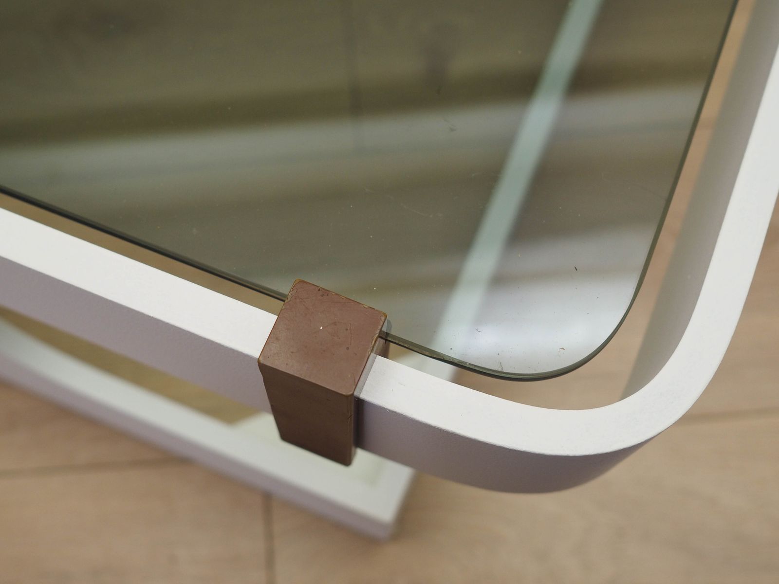 Furniture Glass Coffee Table, Italian Design, 1970s, Manufactured In Italy photo