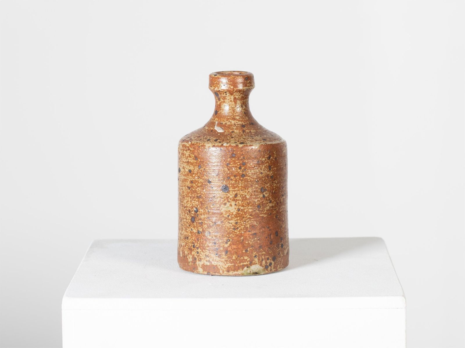 French Glazed Stoneware Bottle