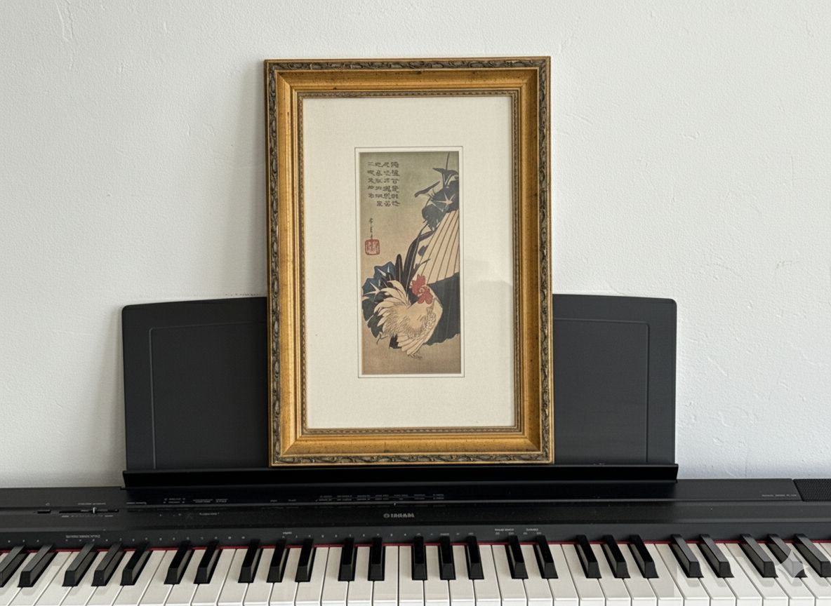 Pair Of Vintage Framed Hiroshige Prints   Japanese Woodblock Art photo buy