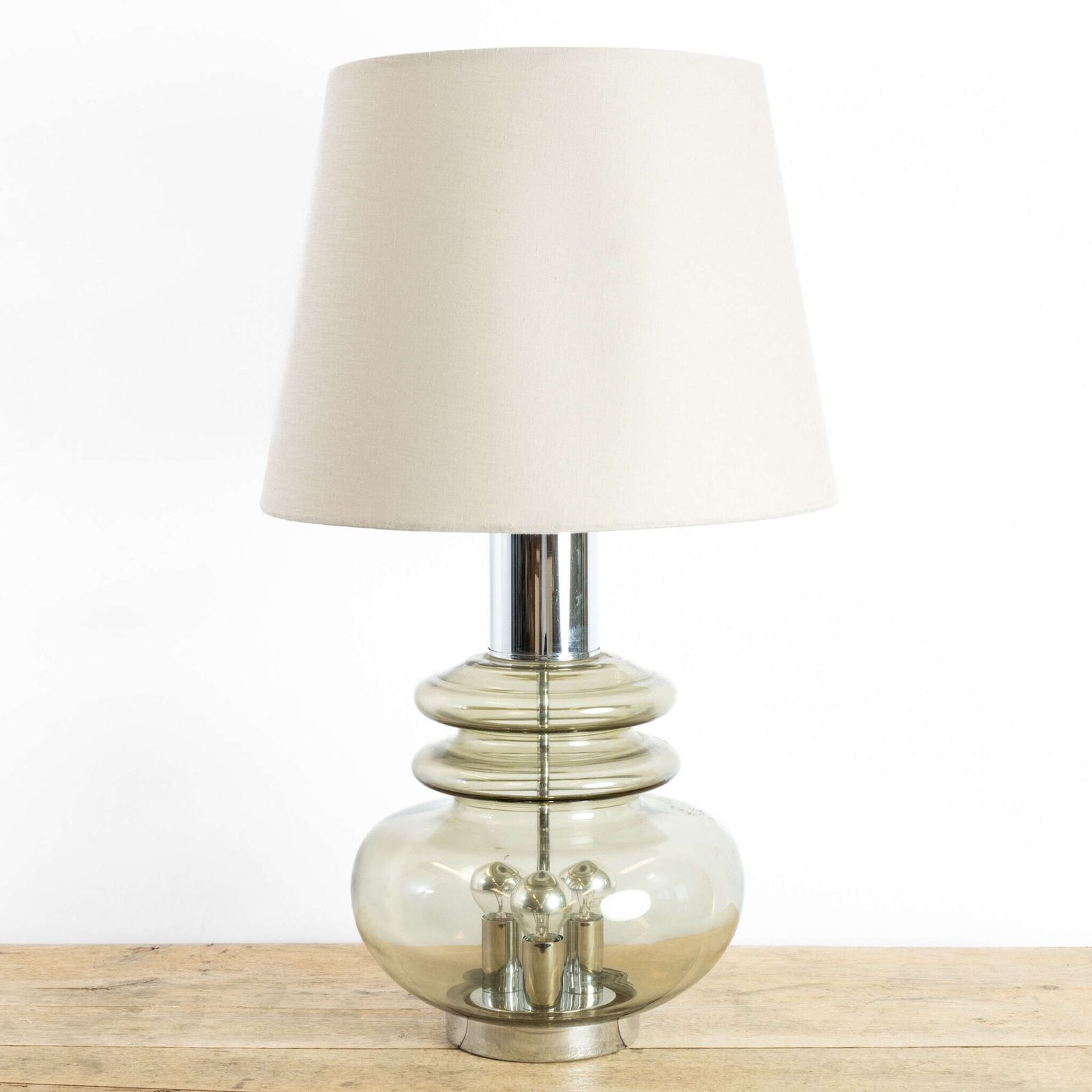 Large Scale 1960’s Table Lamp By Dora Leuchten
