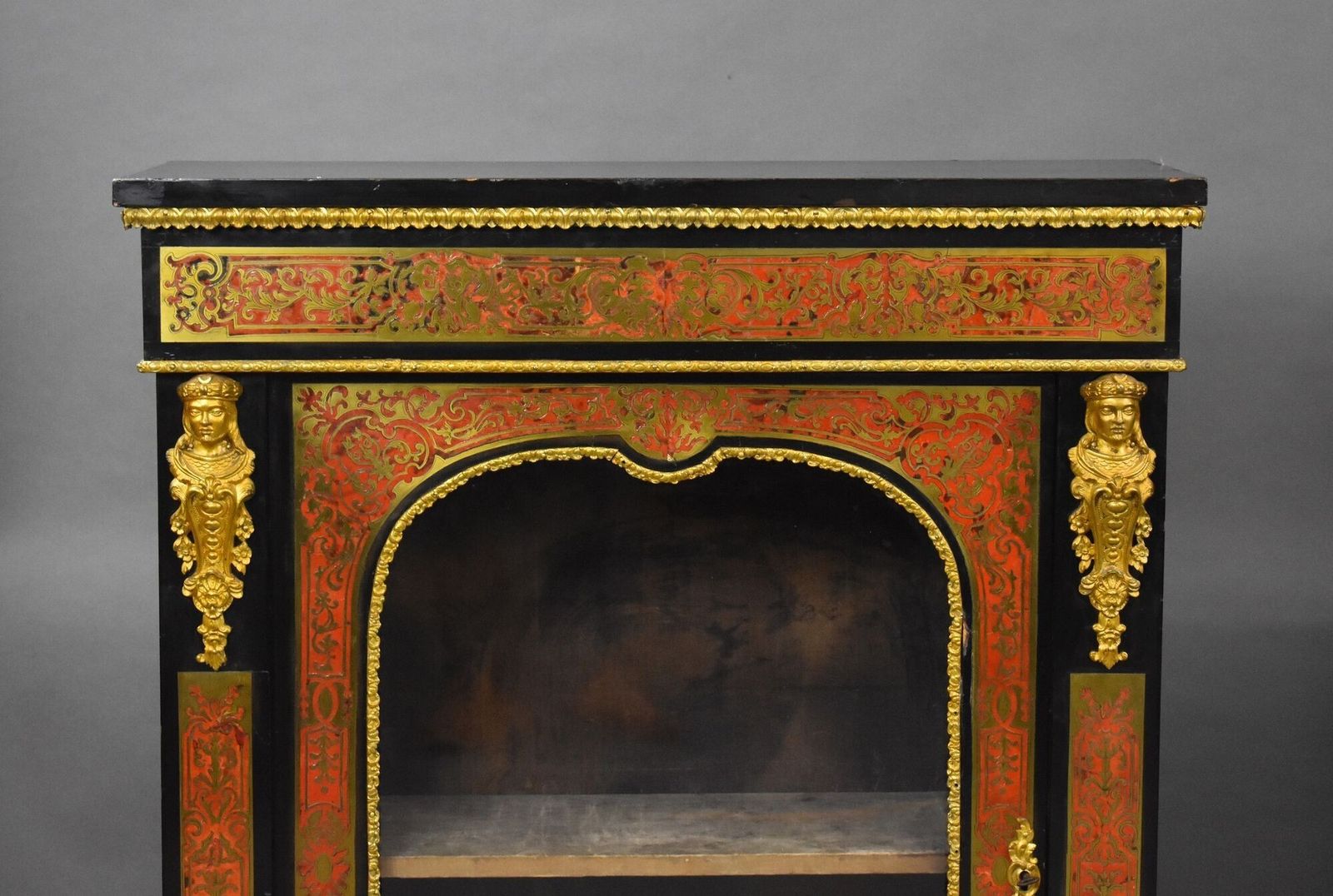Pair Of Boulle Pier Cabinets, 1800s photo vinterior