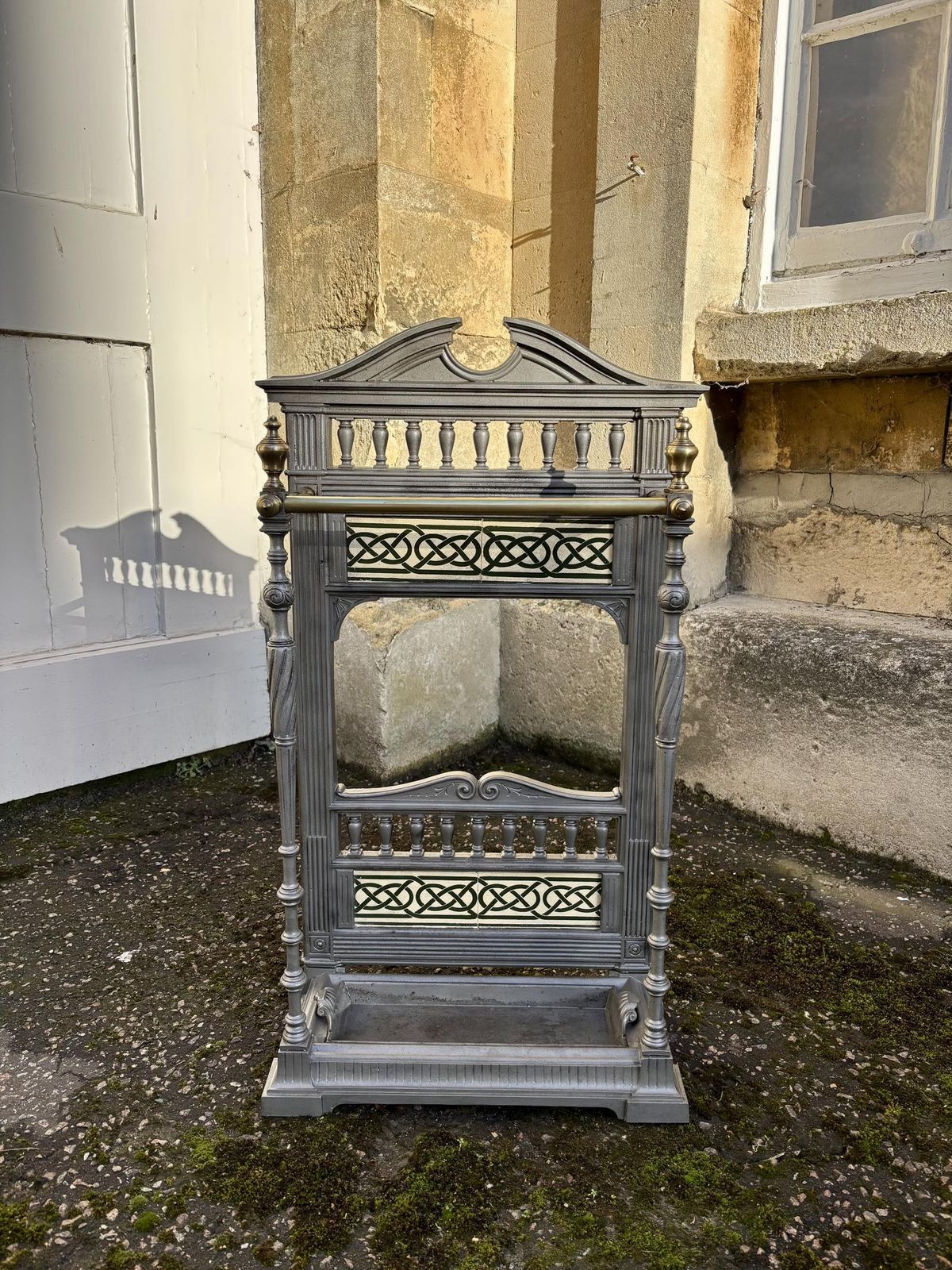 Antique 19th Century Cast Iron Stick Stand In The Manner Of Coalbrookdale photo furniture