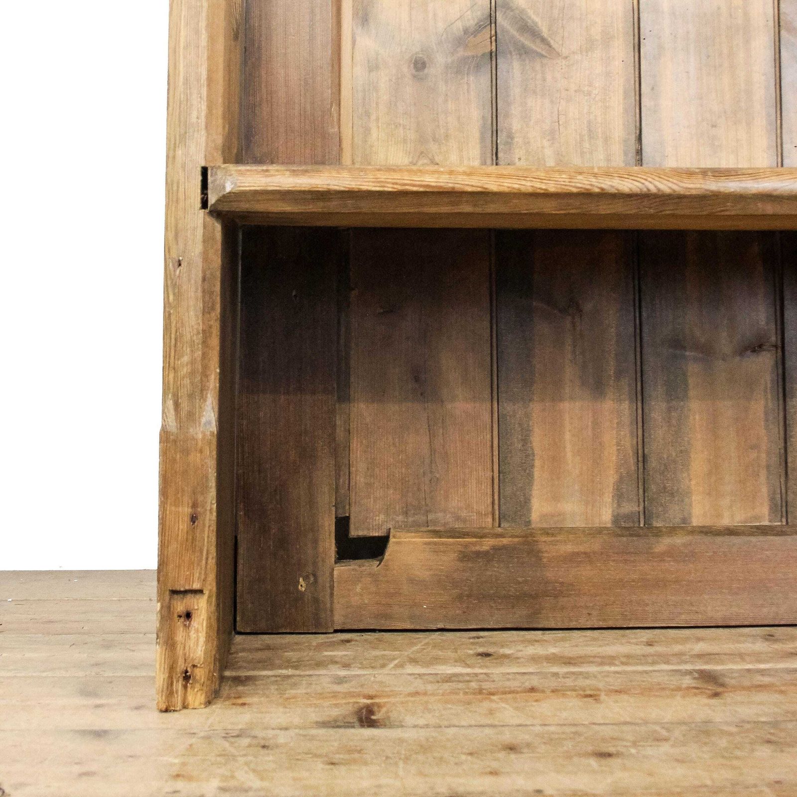 Antique Pine Church Pew | Antique Pine Bench | Bench For Entryway | Hallway Furniture | Antique Furniture photo Furniture