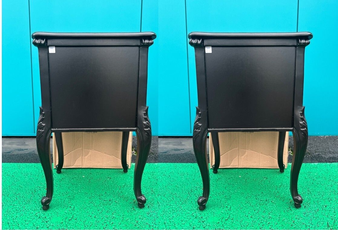 photo vinterior Brand New Pair Of La Rochelle French Antique Style 2 Draw Bedside Tables –  Rrp £640