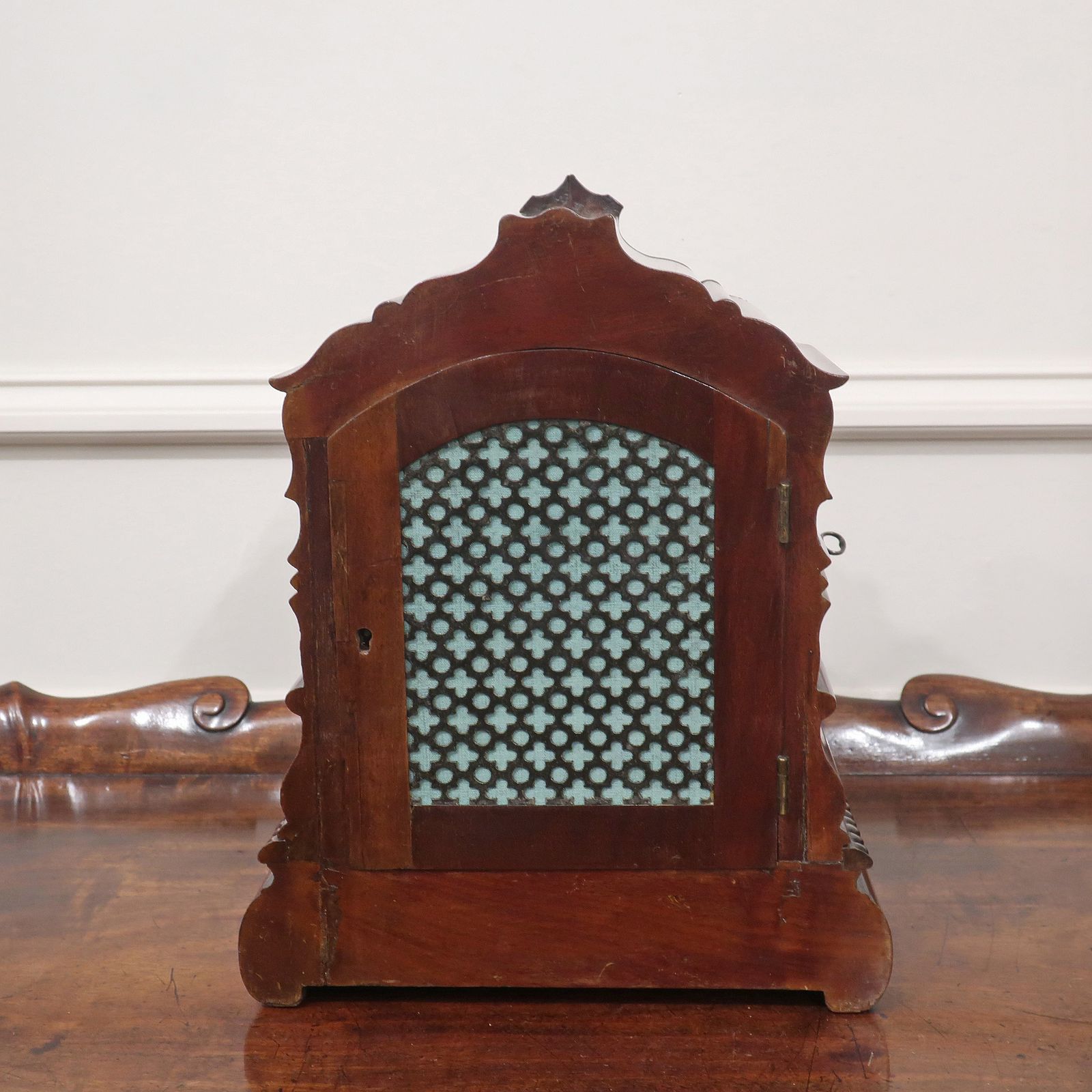 Home Decor Early Victorian Mahogany Library Clock photo