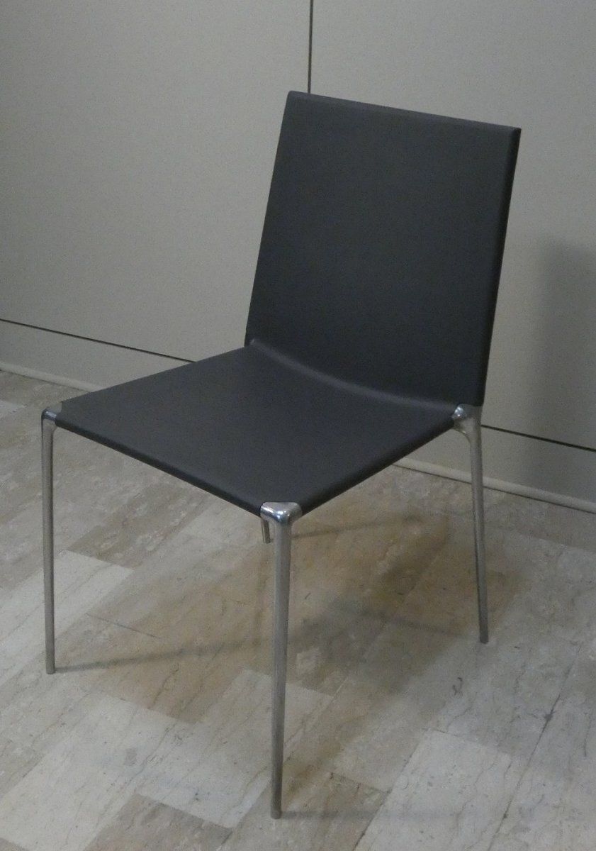 Aluminum And Polyurethane Chairs By Roberto Barbieri For B&B Italia, 2000s, Set Of 4 photo vinterior