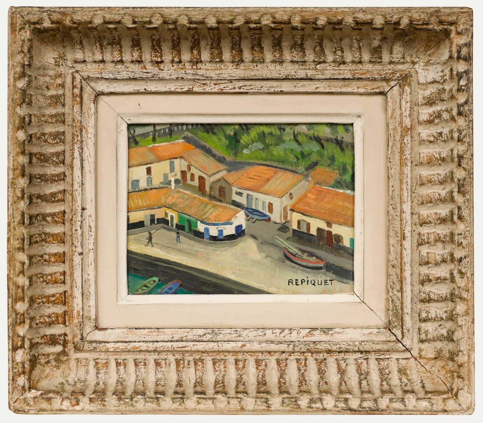Raymond Henri Repiquet (1896 ?) French School Mid 20th Century Oil, Biarritz