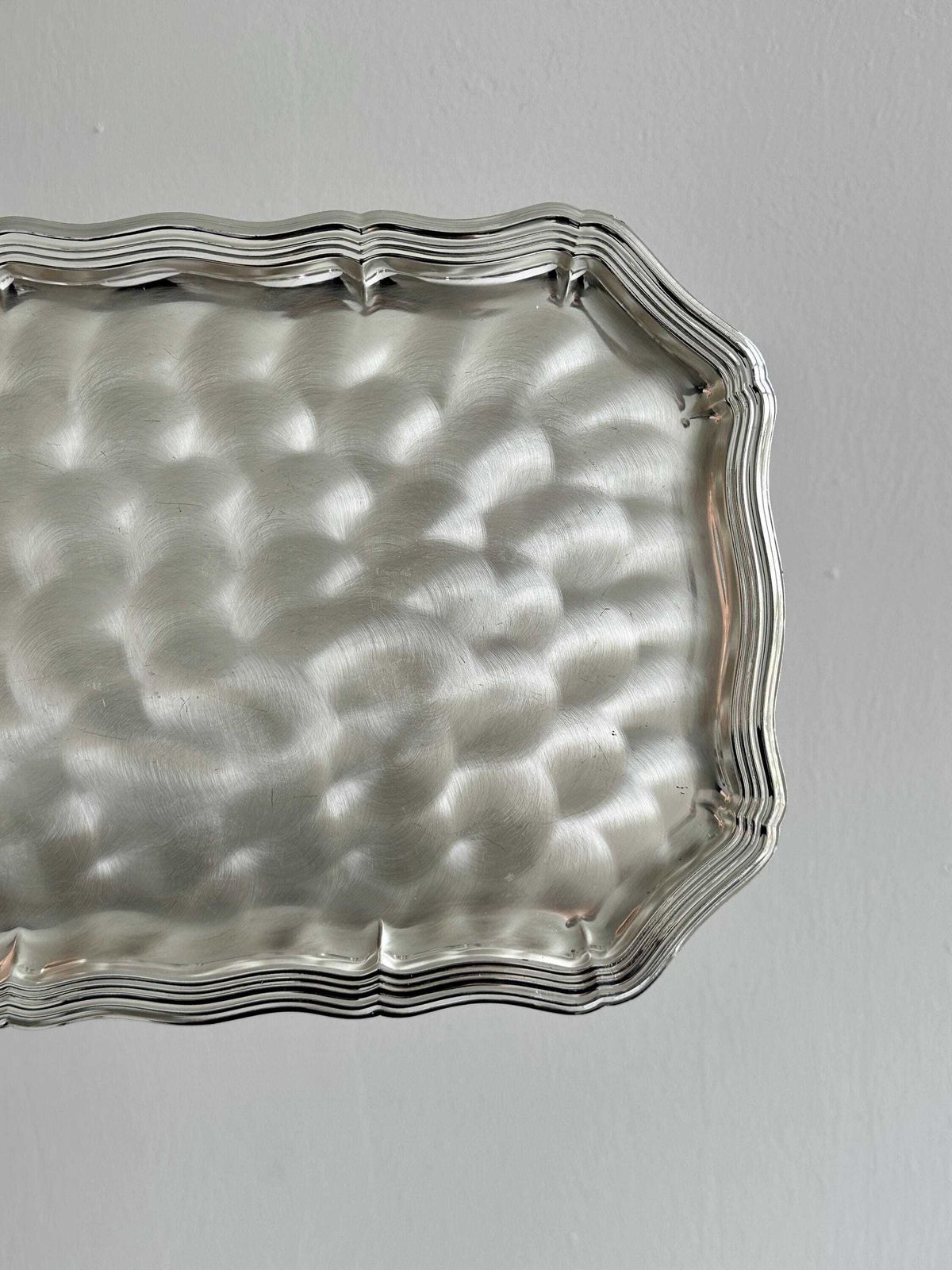 Lightweight, Shiny Metal Trays, Elegant Antique Trays, Chic Serving Platter, Refined Table Decoration, Elegant Service photo Home Decor