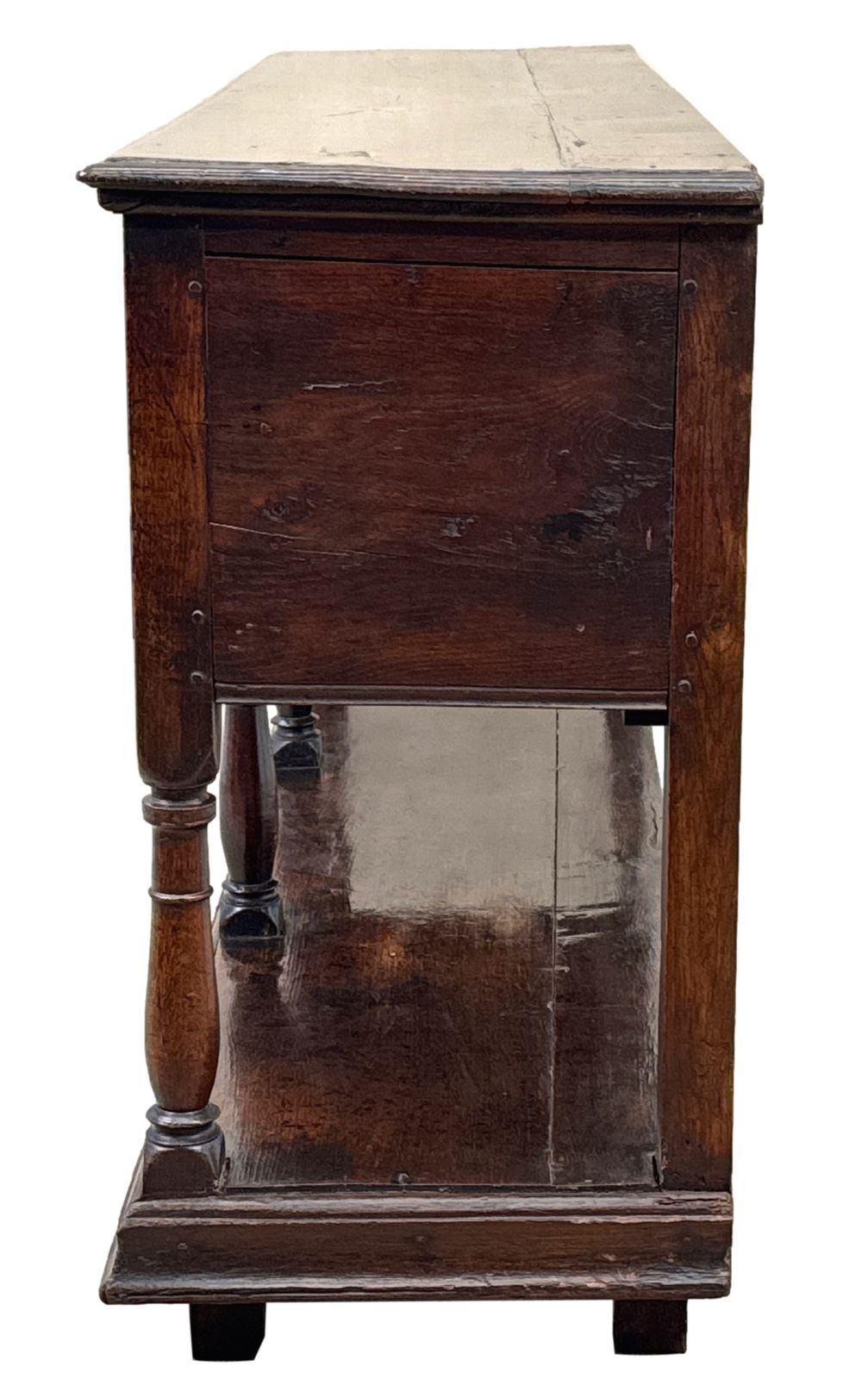 photo vinterior Small 18th Century Georgian Oak Dresser Base (England, Circa 1750)