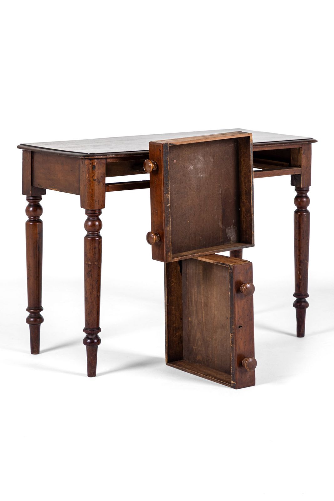 Furniture Welsh Pine Hall Table, 1800s, Antique photo