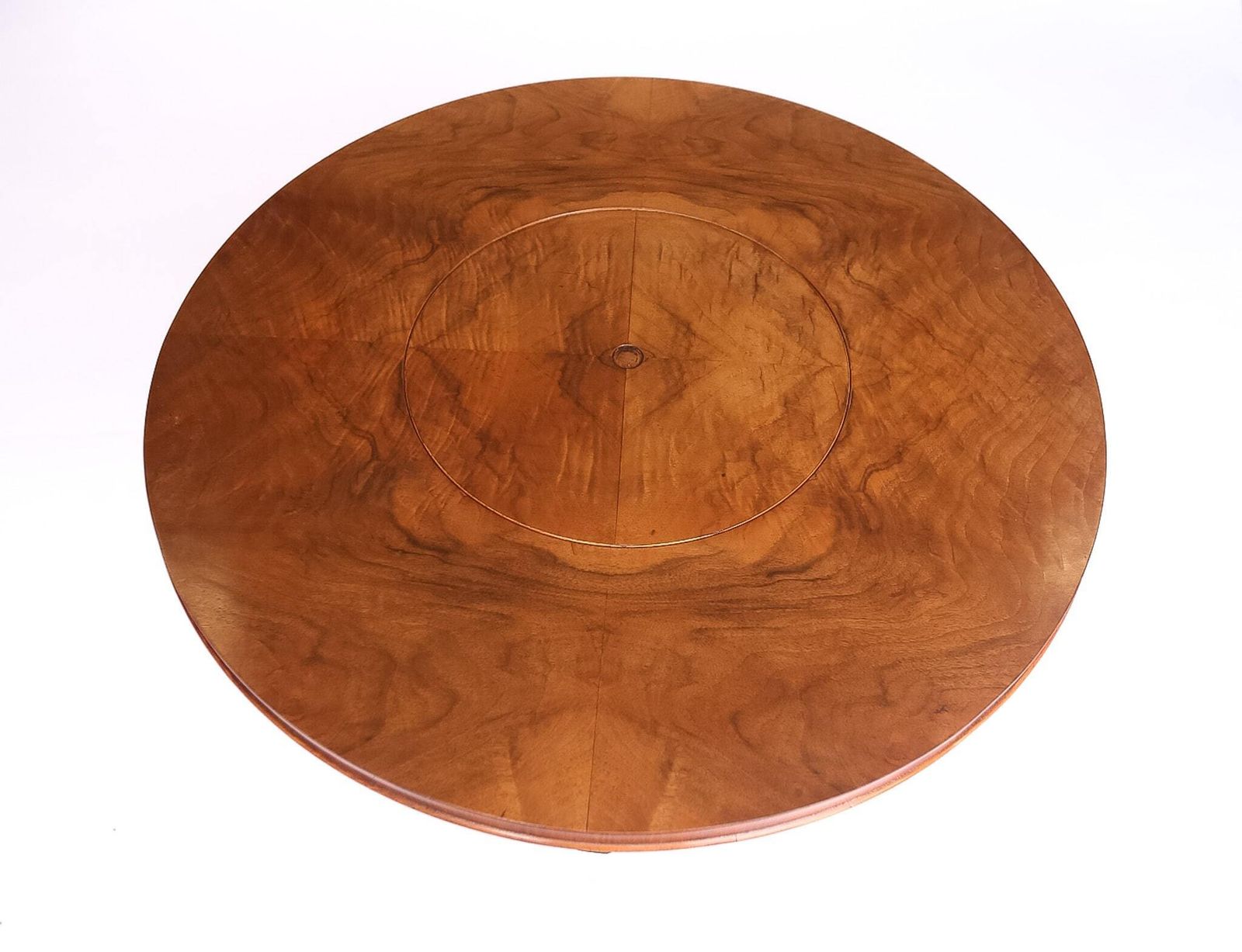 Furniture Art Deco Walnut Surprise Cocktail Table 1930s photo