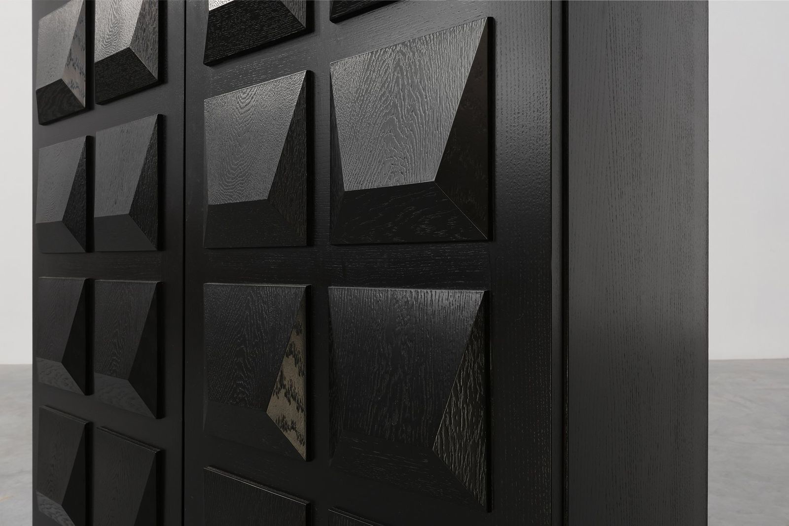 photo vintage Mid Century Brutalist Cabinet, Belgium, 1970s