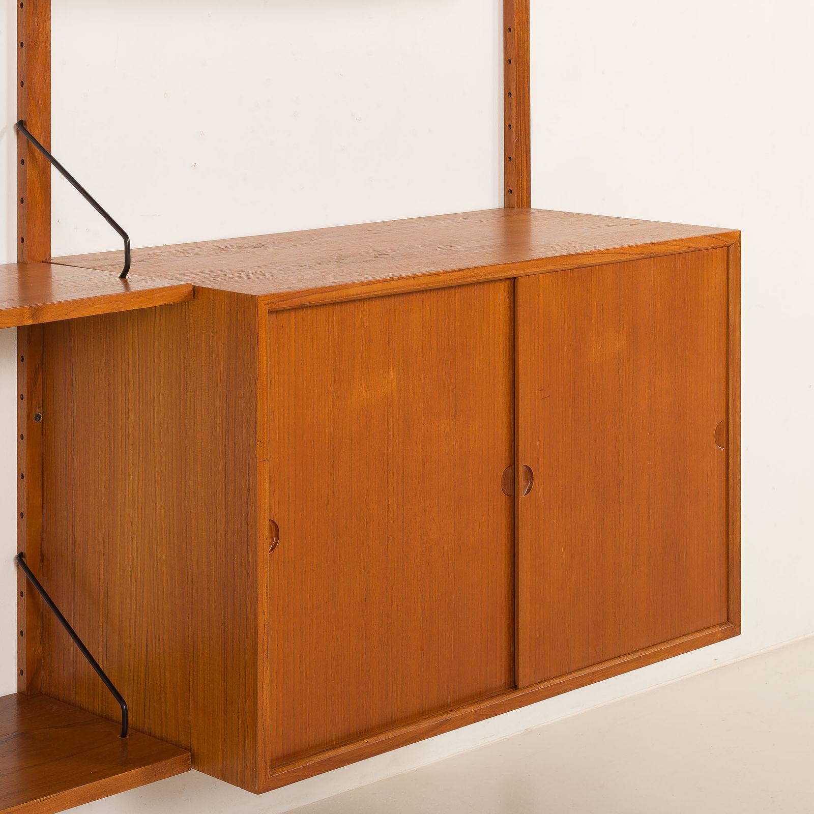 Furniture Poul Cadovius Extra High Teak Wall Unit For Cado, 1960s photo