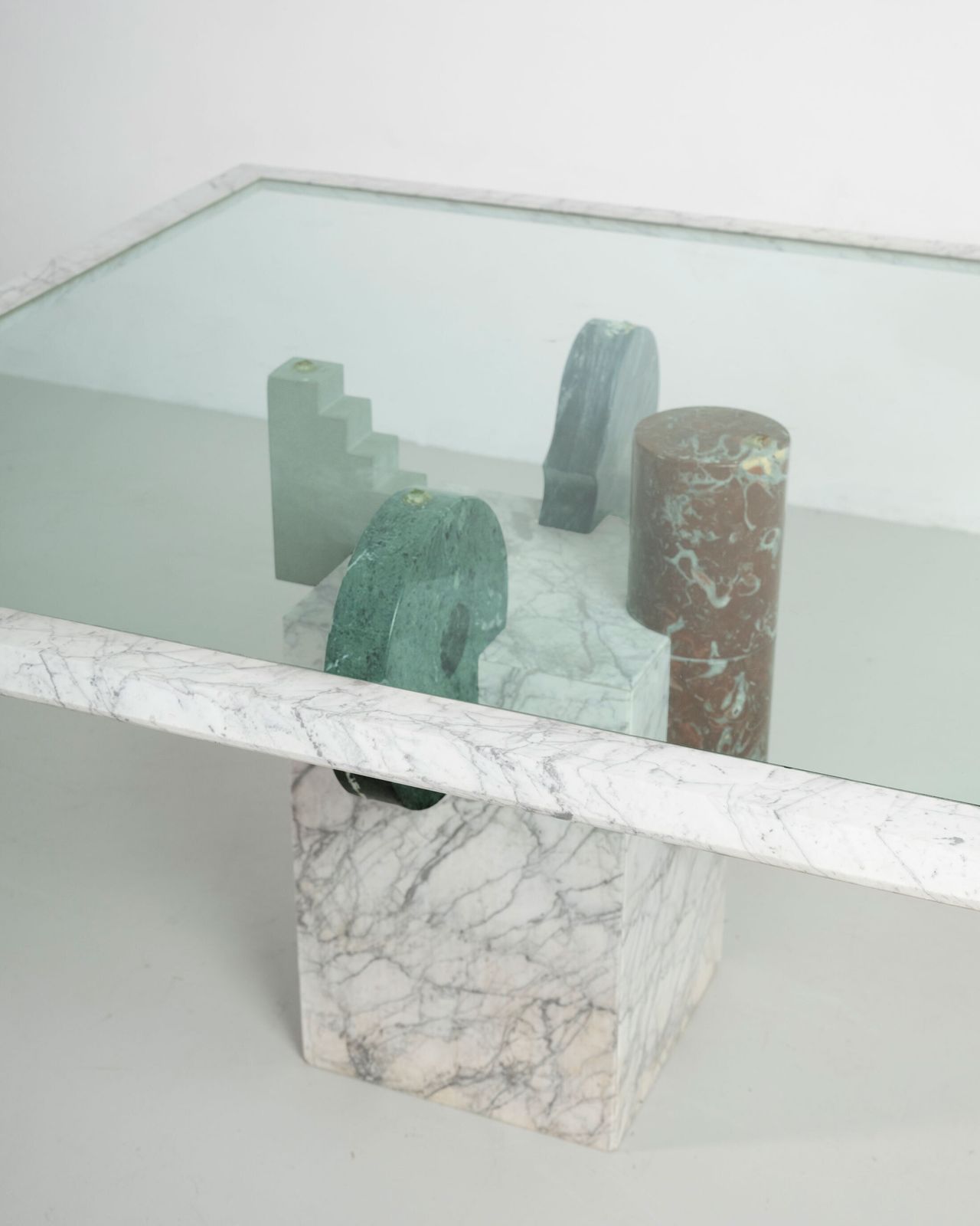 Pier Alessandro Giusti And Egidio Di Rosa Brugiana Square Table By Up&Up 1980s photo for sale