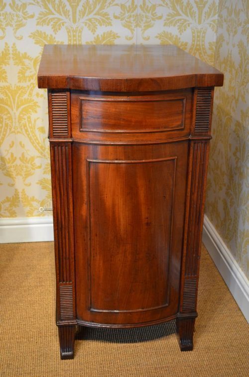 A Pair Of Regency Mahogany Pedestal Cabinets photo Furniture