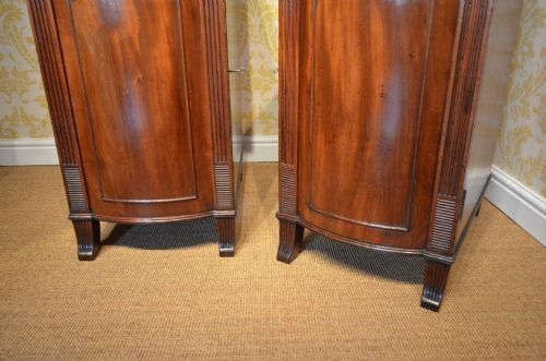 A Pair Of Regency Mahogany Pedestal Cabinets photo vinterior