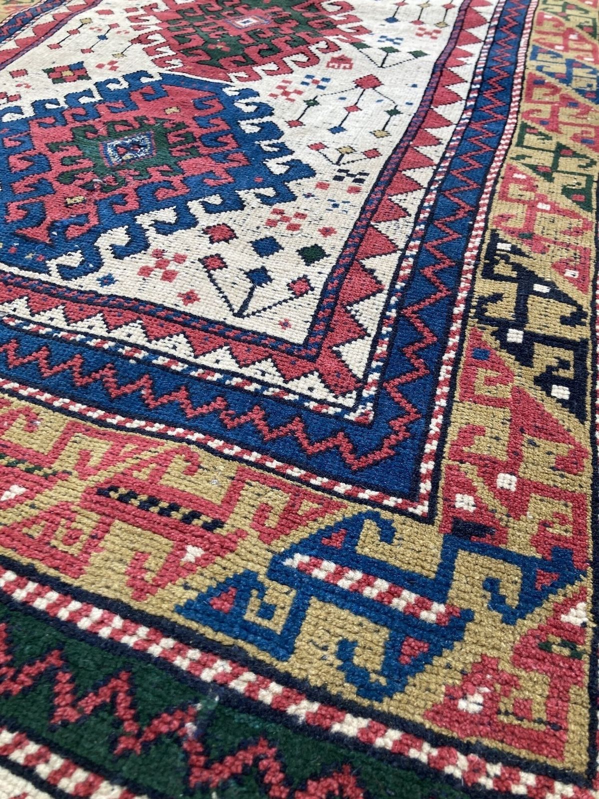 Antique Caucasian Kazak Rug 1.82m X 0.97m photo buy