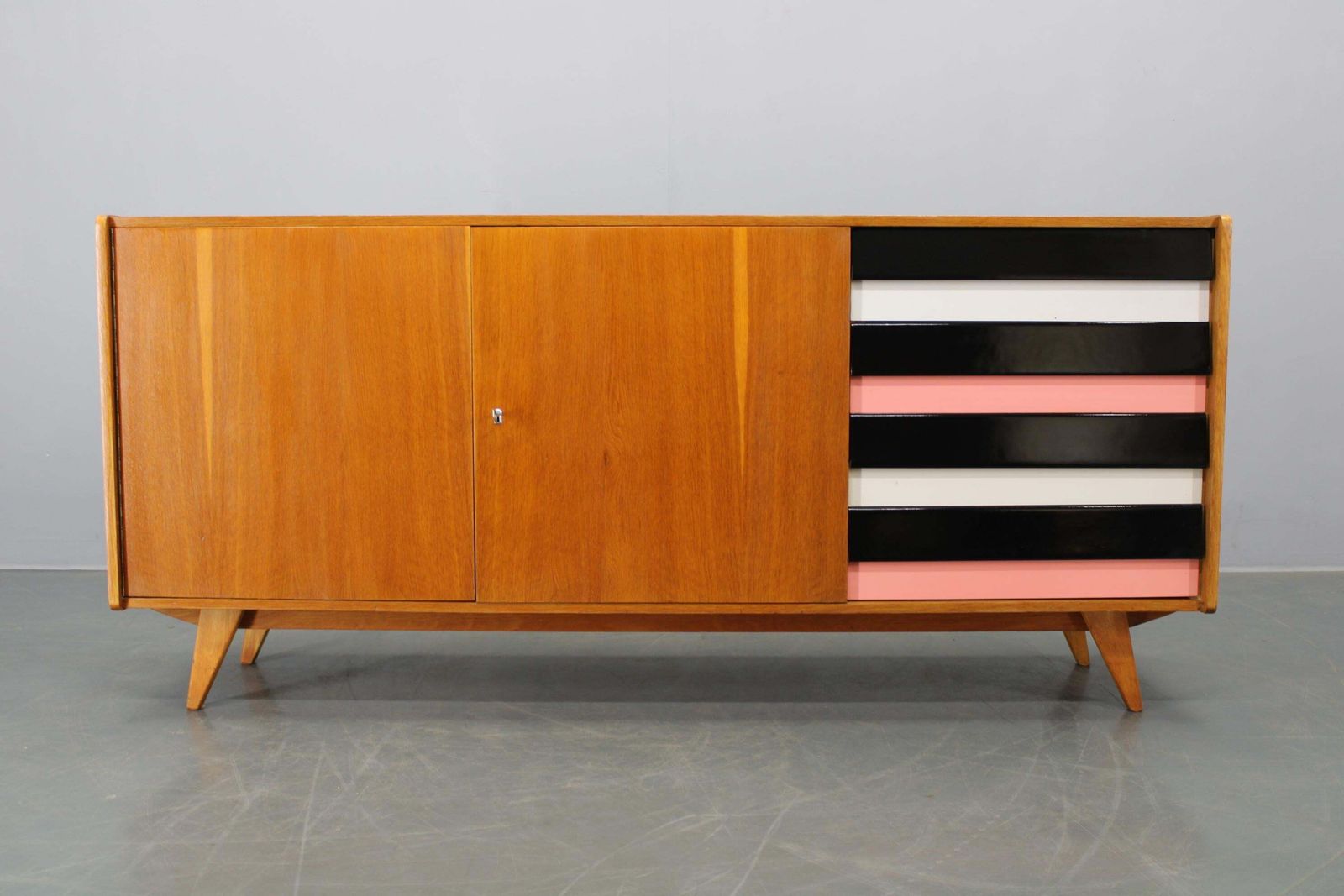 Mid Century Sideboard By Jiří Jiroutek, Czechoslovakia, 1960s photo furniture