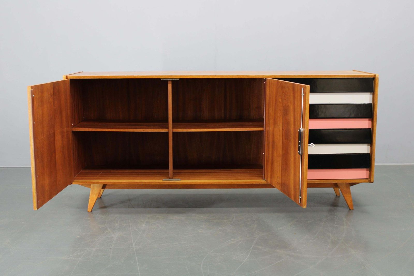 Mid Century Sideboard By Jiří Jiroutek, Czechoslovakia, 1960s photo Furniture