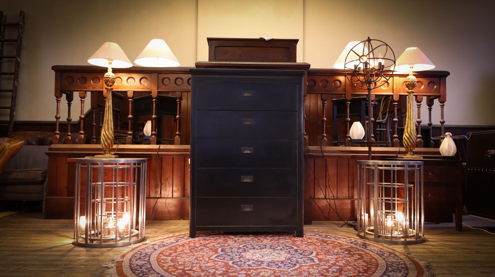 Stunning Lombok Canton Large Chest Of Drawers Solid Wood Black Ash 5 Drawers photo buy