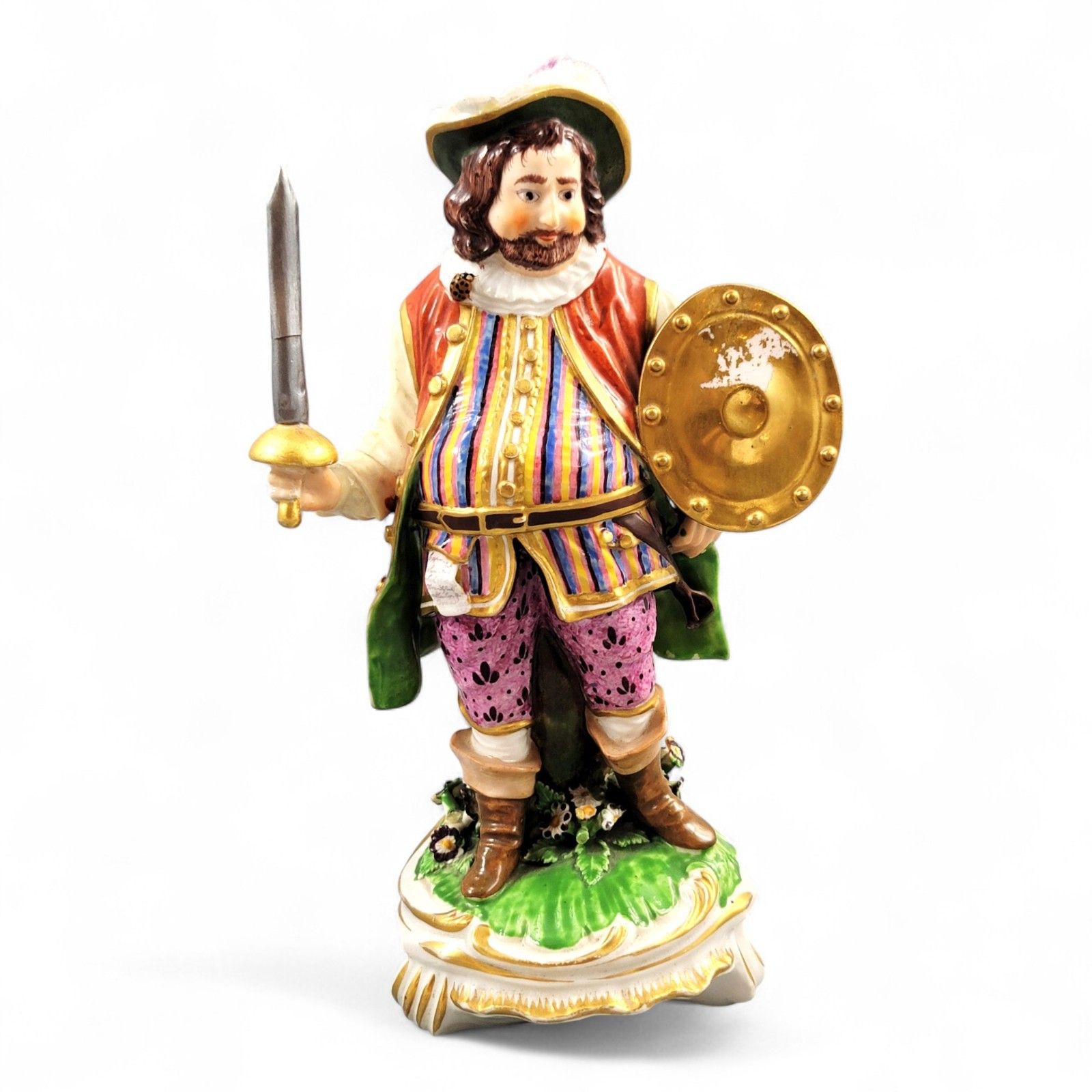 Antique Georgian Derby Porcelain “James Quin As Sir John Falstaff”, C.1775–1780