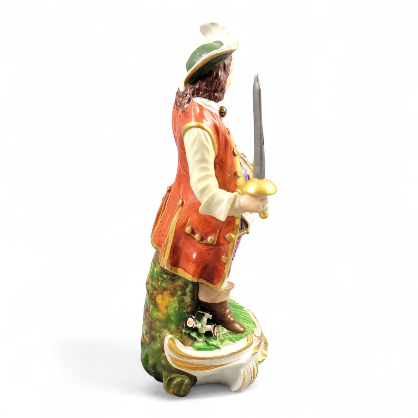 Antique Georgian Derby Porcelain “James Quin As Sir John Falstaff”, C.1775–1780 photo vinterior