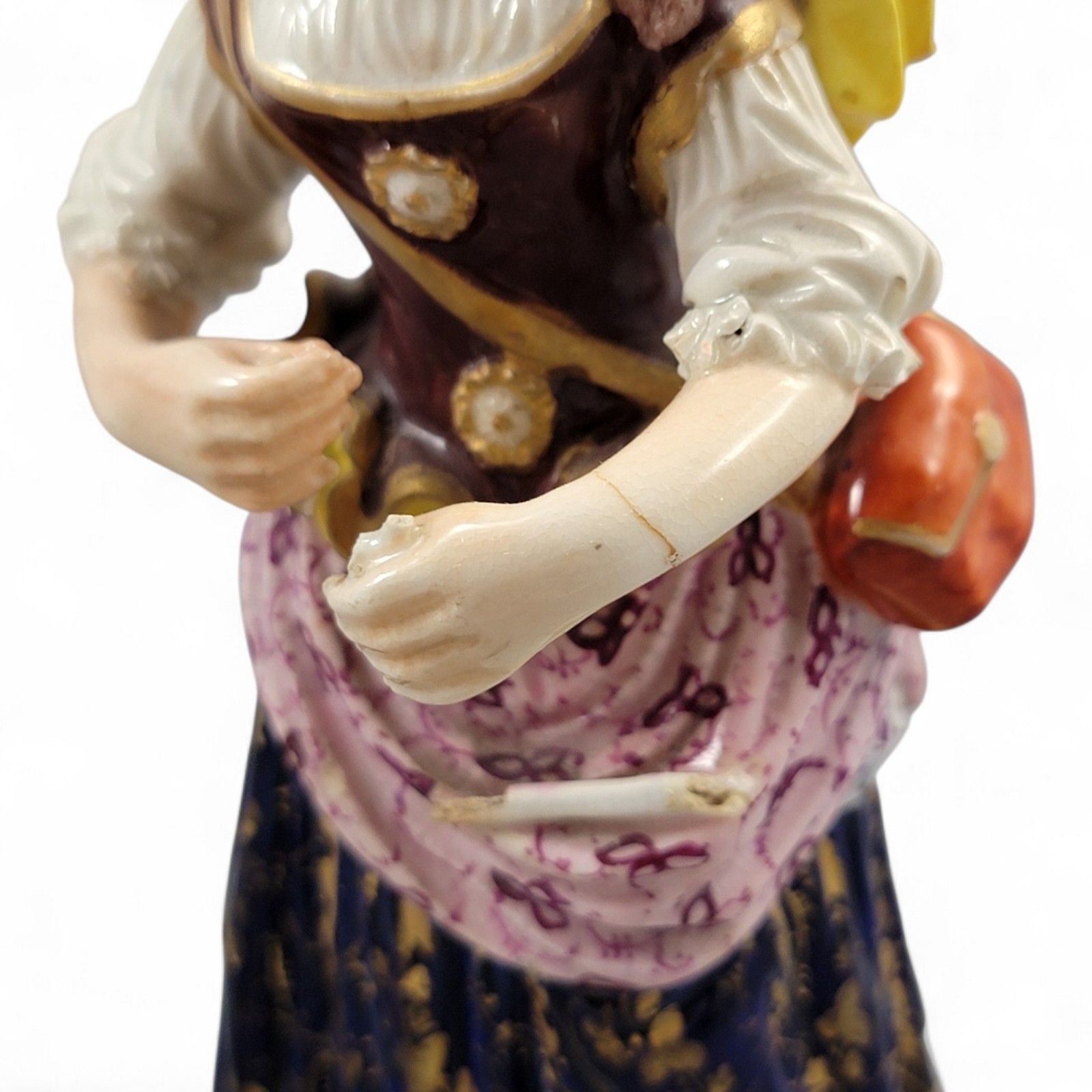 photo furniture Derby Bloor Period Porcelain Figures “Idyllic Musicians” C.1815 Finely Enamelled