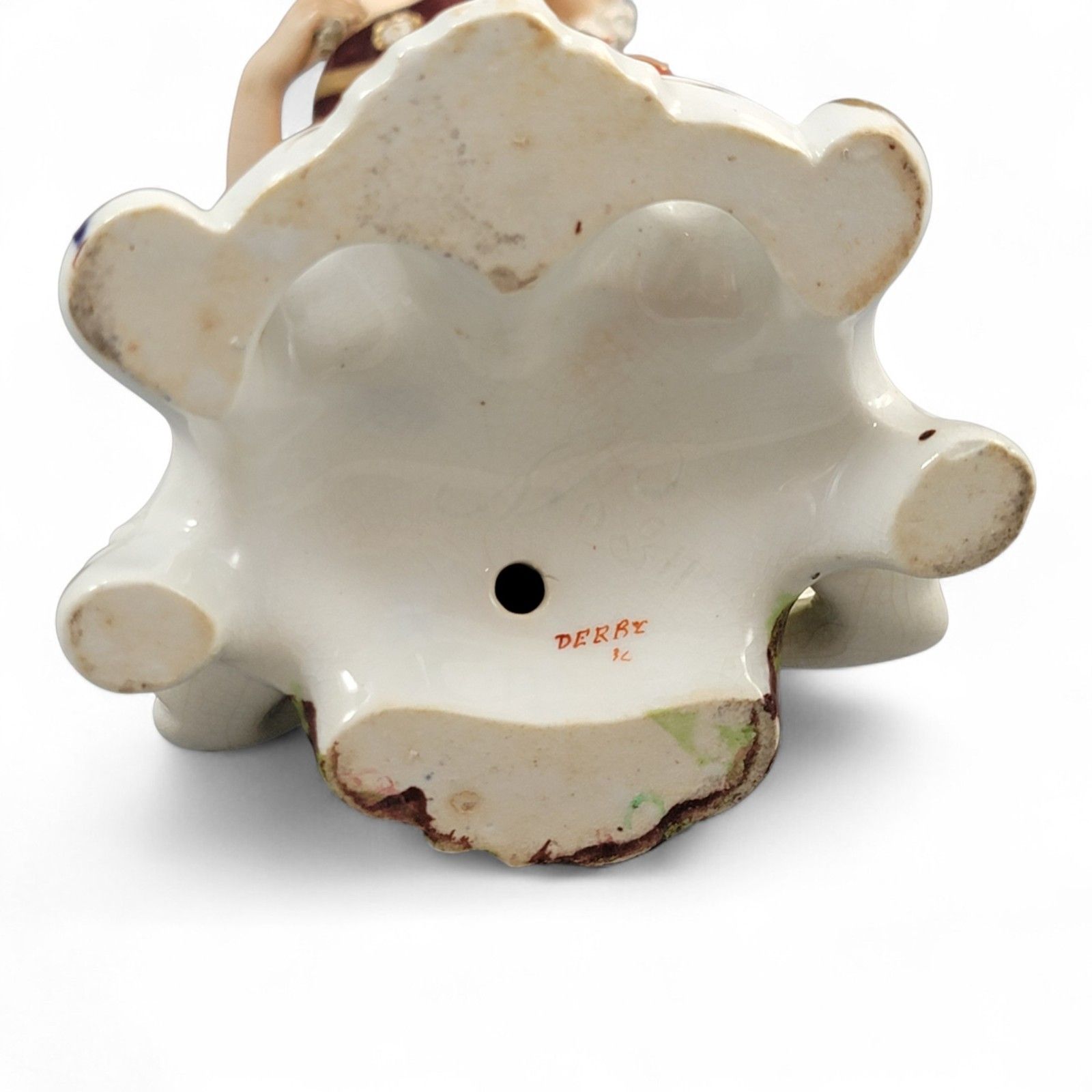 photo vinterior Derby Bloor Period Porcelain Figures “Idyllic Musicians” C.1815 Finely Enamelled