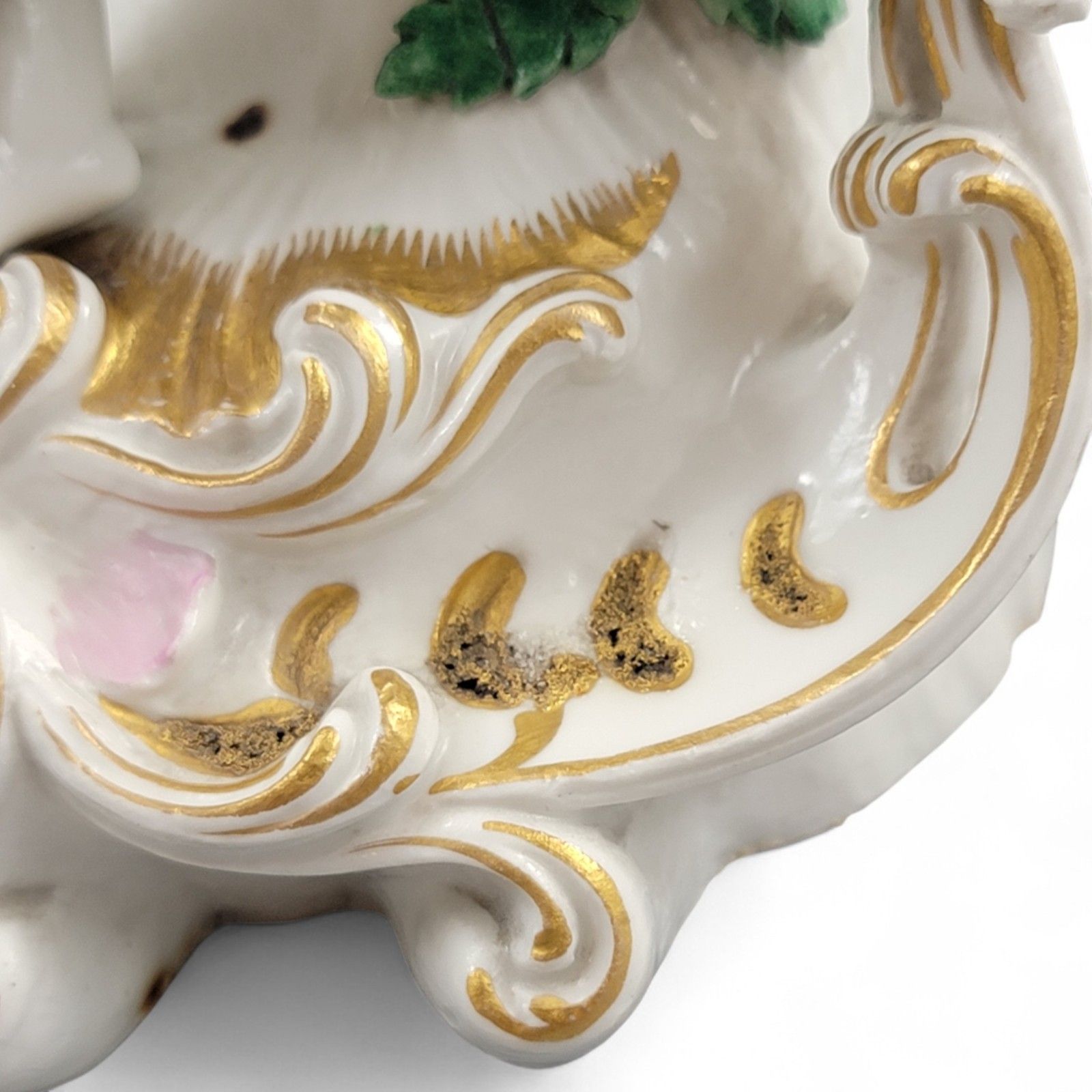 photo furniture Antique Georgian Chelsea Porcelain Summer And Autumn Candlesticks C.1775–1783