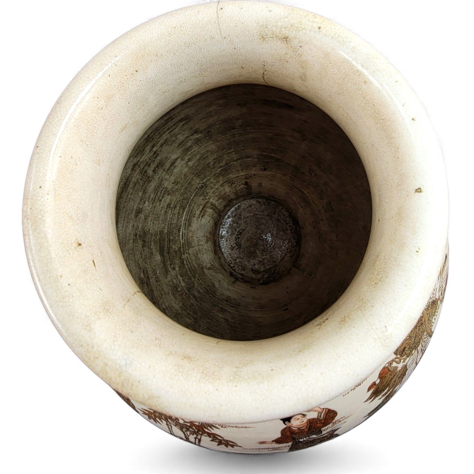 Home Decor Antique Japanese Monumental Kyoto Satsuma Vase By Seiko En Chokei, Meiji Period photo