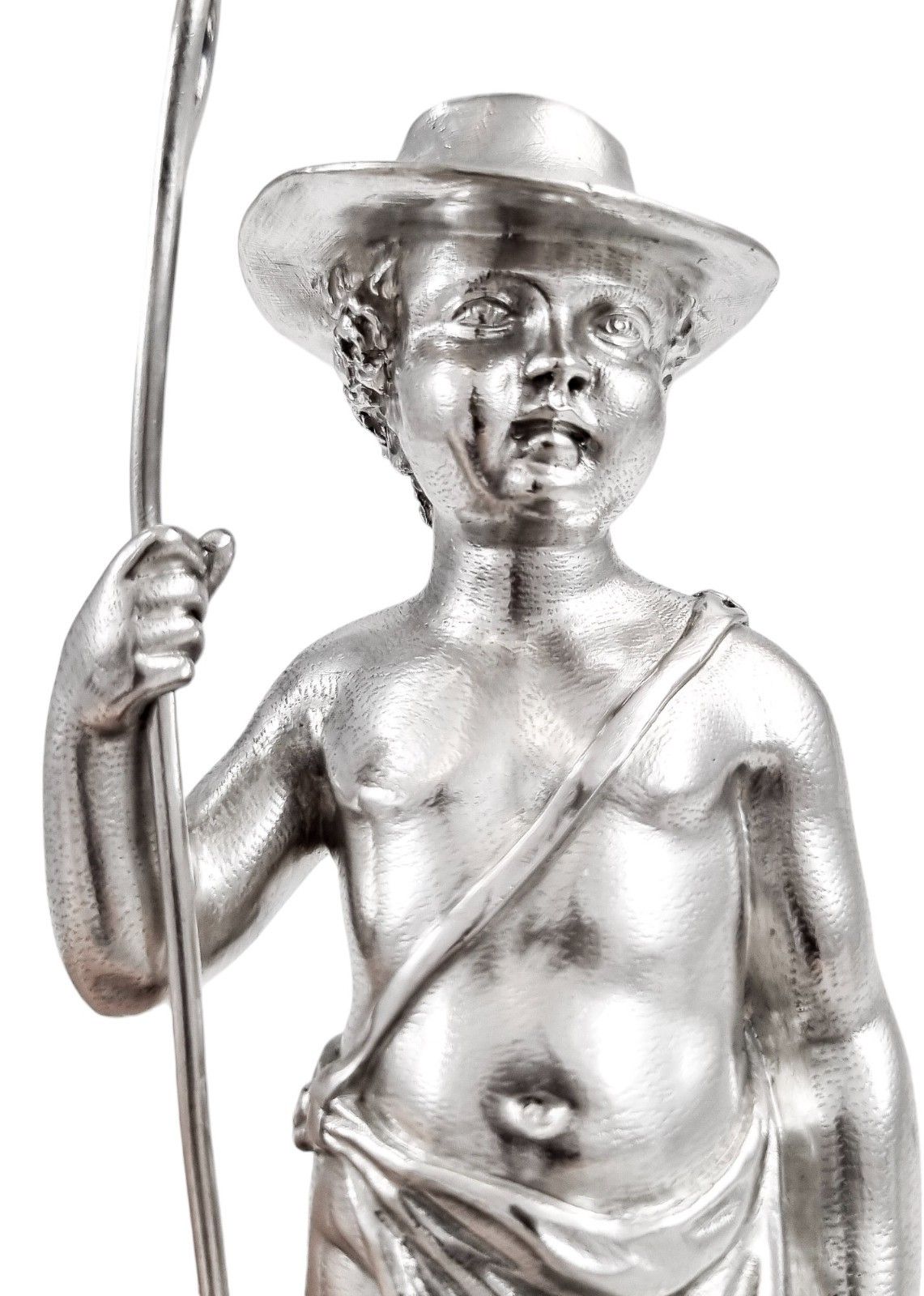 photo vinterior Victorian Edward & John Barnard Victorian Sterling Silver Shepherd Boy, C. 1860s