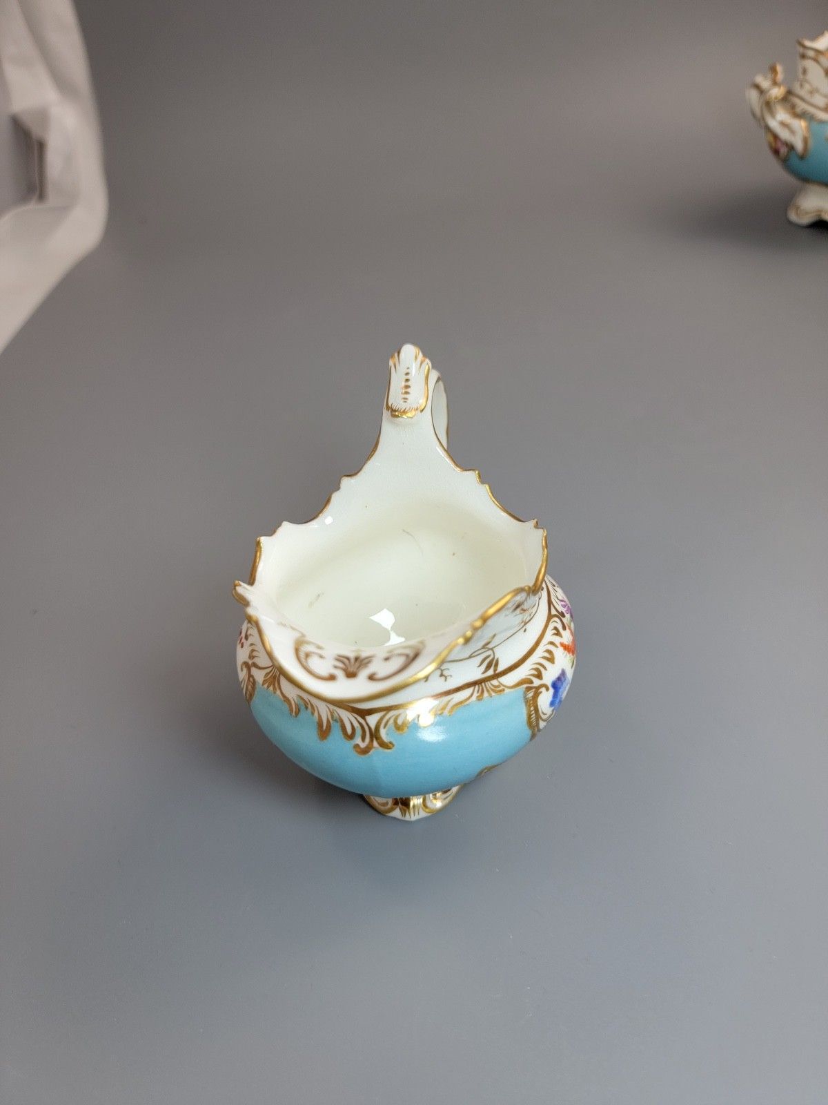 Home Decor Old Paris Porcelain Tea Service, Petit Style, Louis Philippe I Period, C. 1840 photo