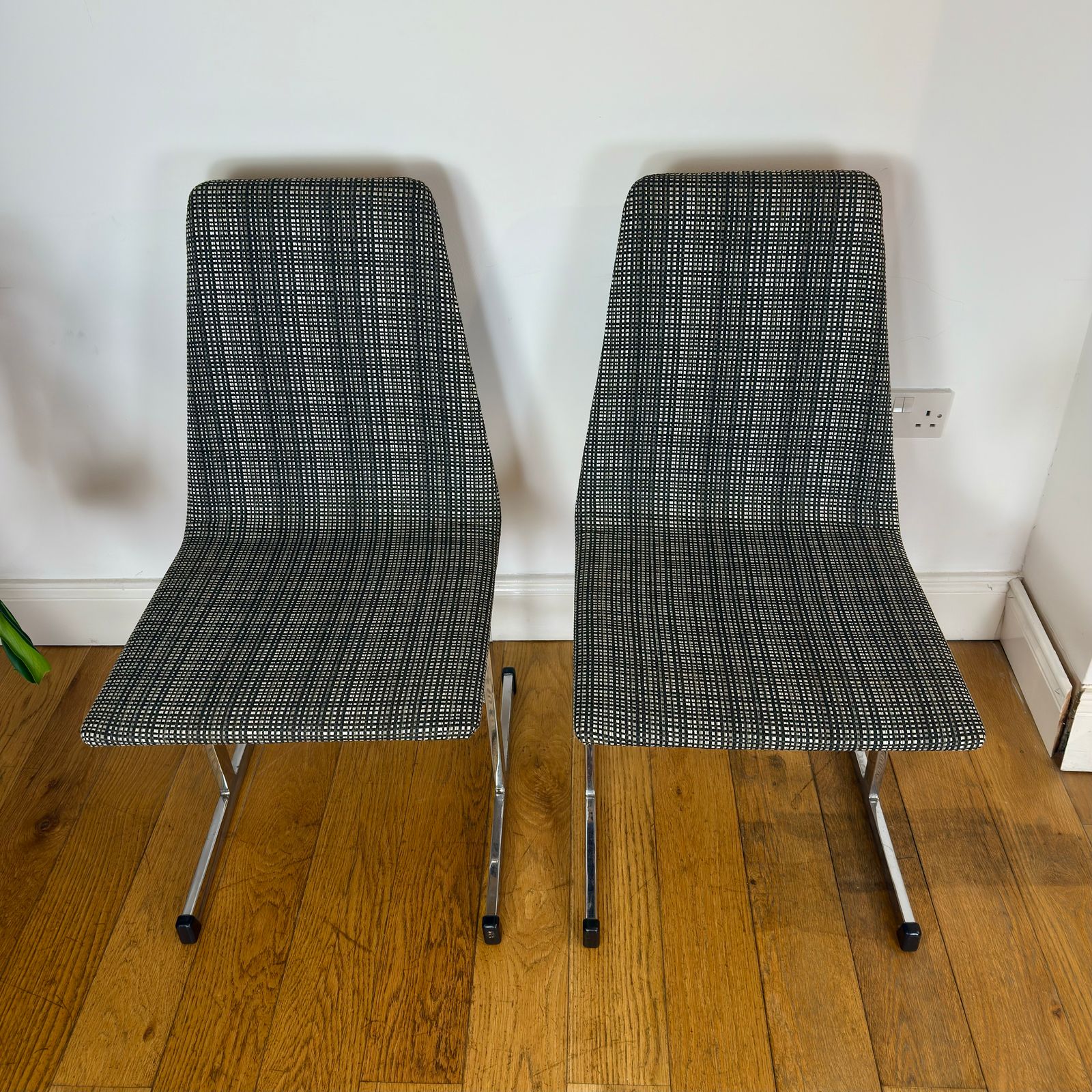 Pair Of Mid Century Pieff 'Lisse' Chairs photo for sale