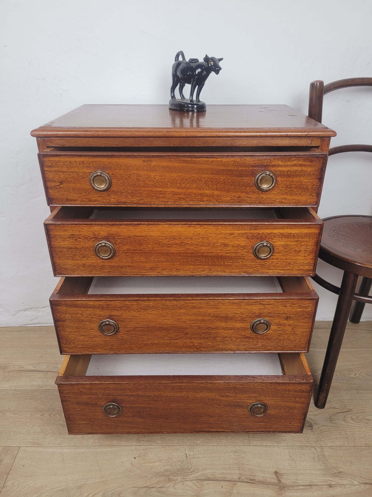 Vintage Chest Of Drawers Bedroom Mahogany 20th Century English Postage Available photo furniture
